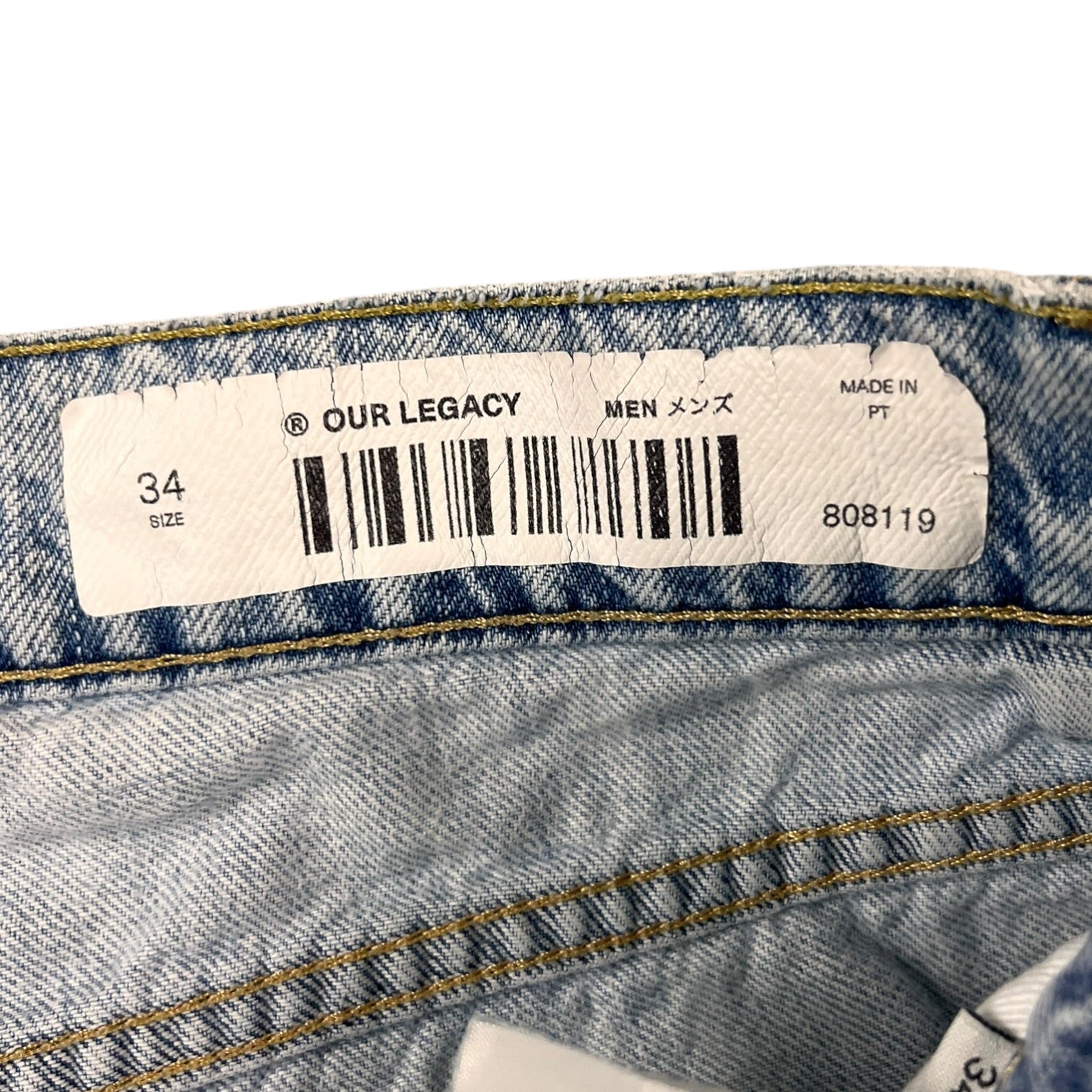 Our Legacy Formal Cut Jeans Light Wash