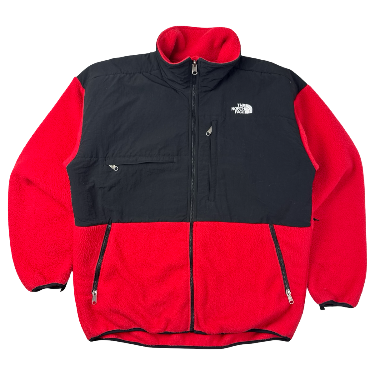The North Face Denali Zip Up Jacket Red