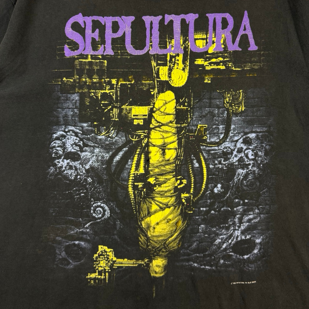 1993 Sepultura Chaos A.D T-Shirt Black