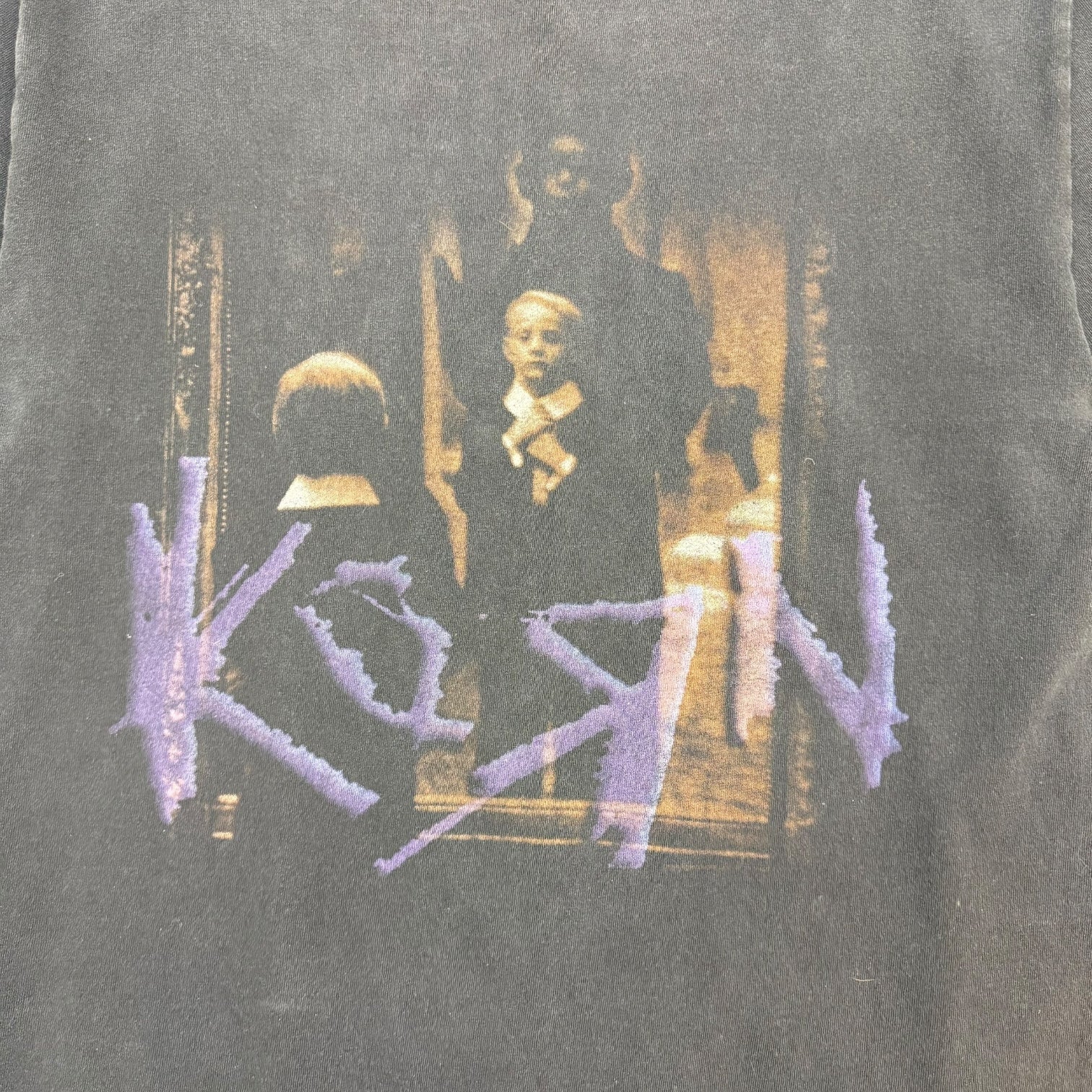 Vintage Korn Life Is Peachy T-Shirt Black