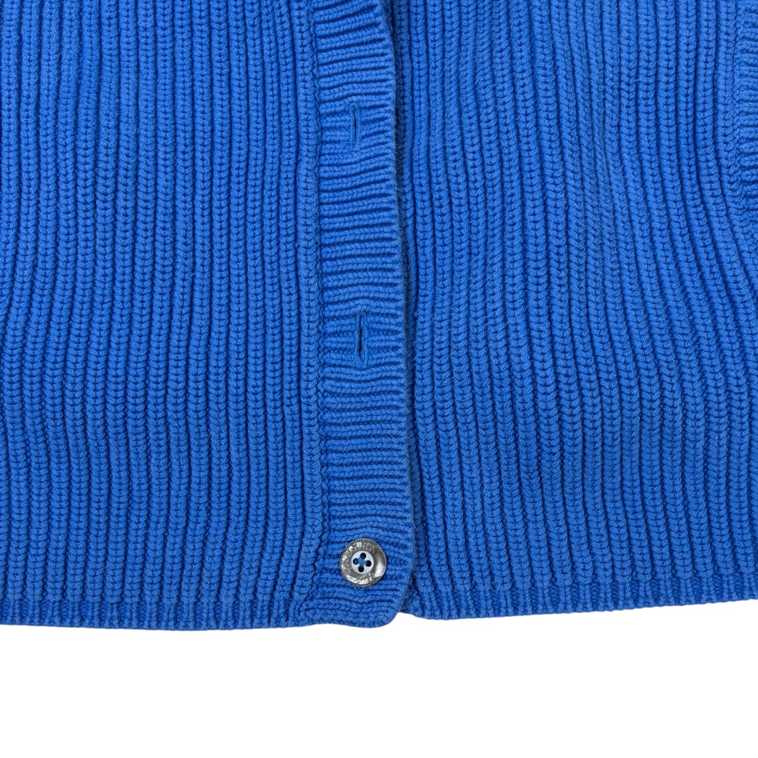 (W) Vintage Lauren By Ralph Lauren Knit Cardigan Blue