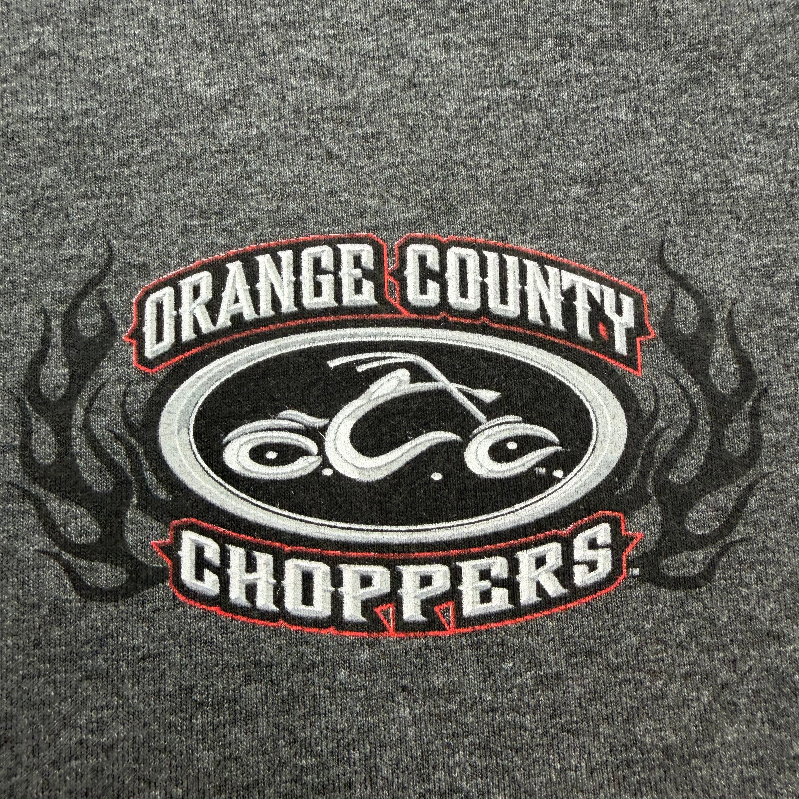 2003 Orange County Choppers New York Badge Longsleeve Grey