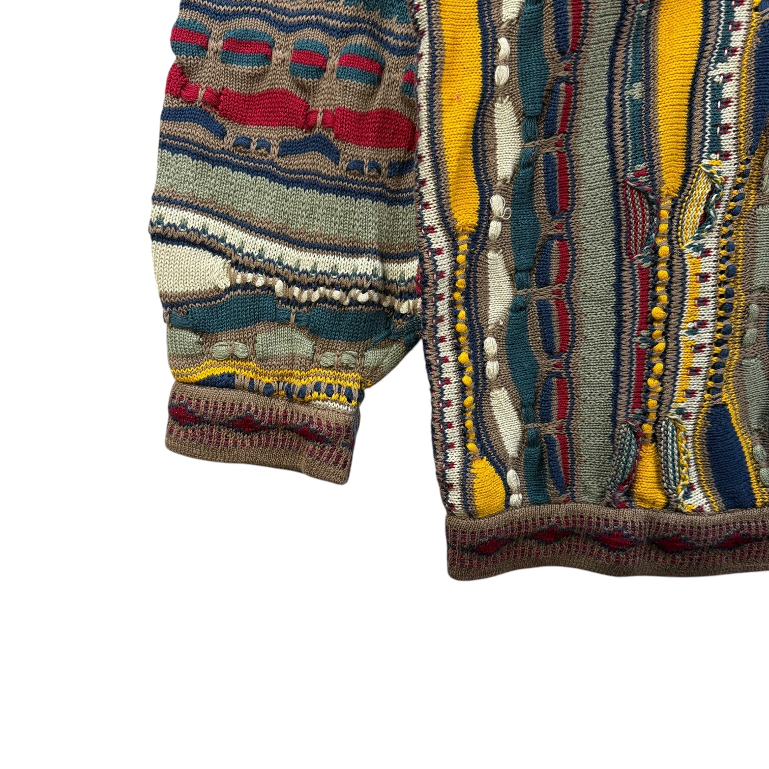 Vintage Coogi Cable Knit Sweater Multicolour