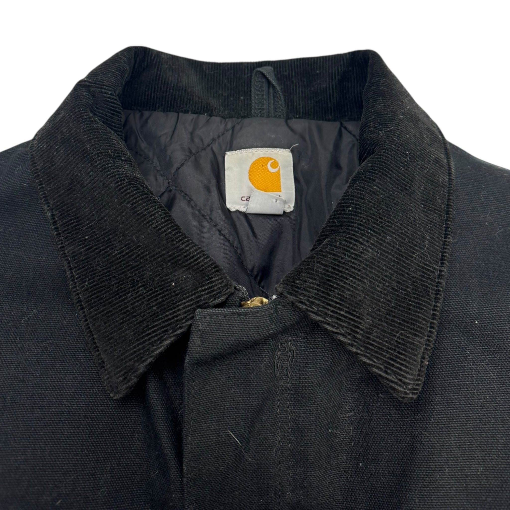 Vintage Carhartt Quilted Chore Jacket Black