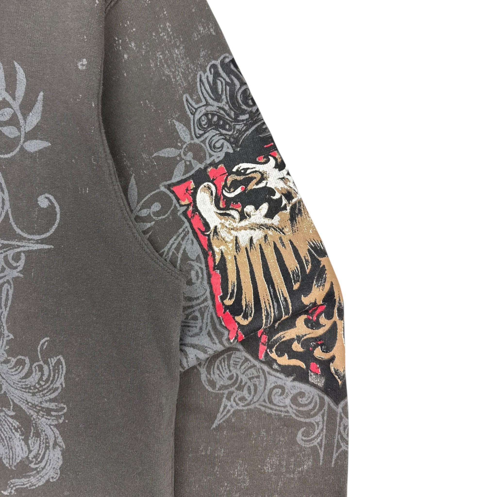 Vintage Y2K Fubu Cyber Crest Zip Up Hoodie