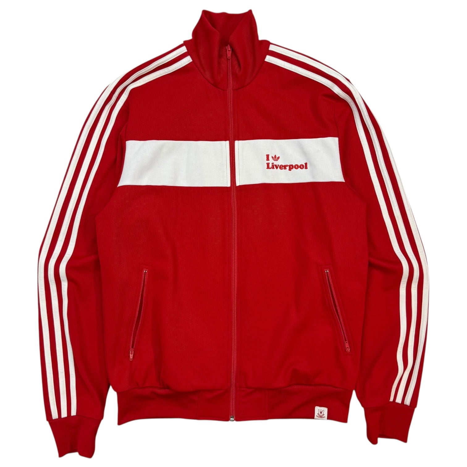 Adidas I Love Liverpool Full Zip Track Jacket Red