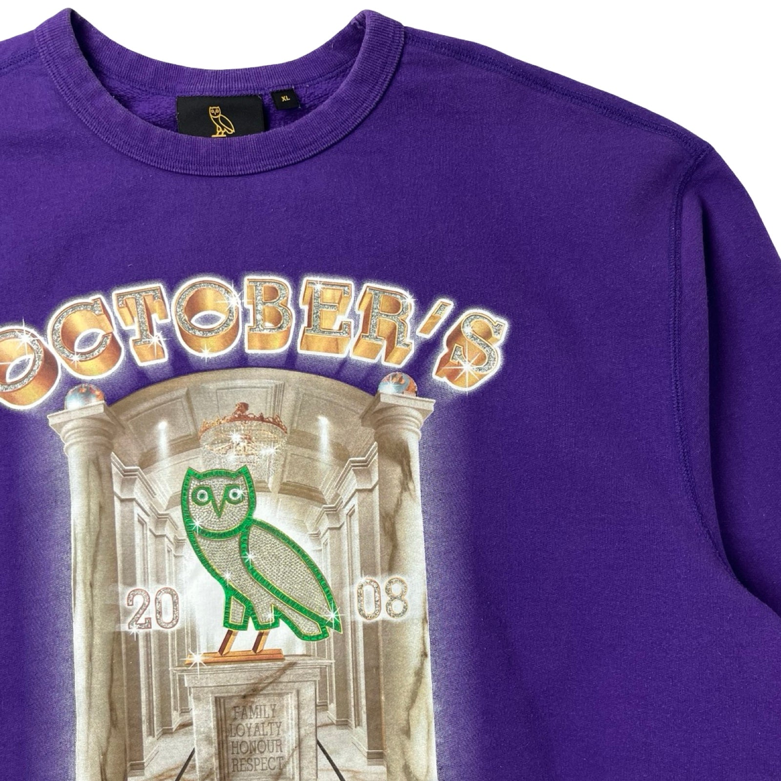 OVO Pen & Pixel Crewneck Sweatshirt Purple