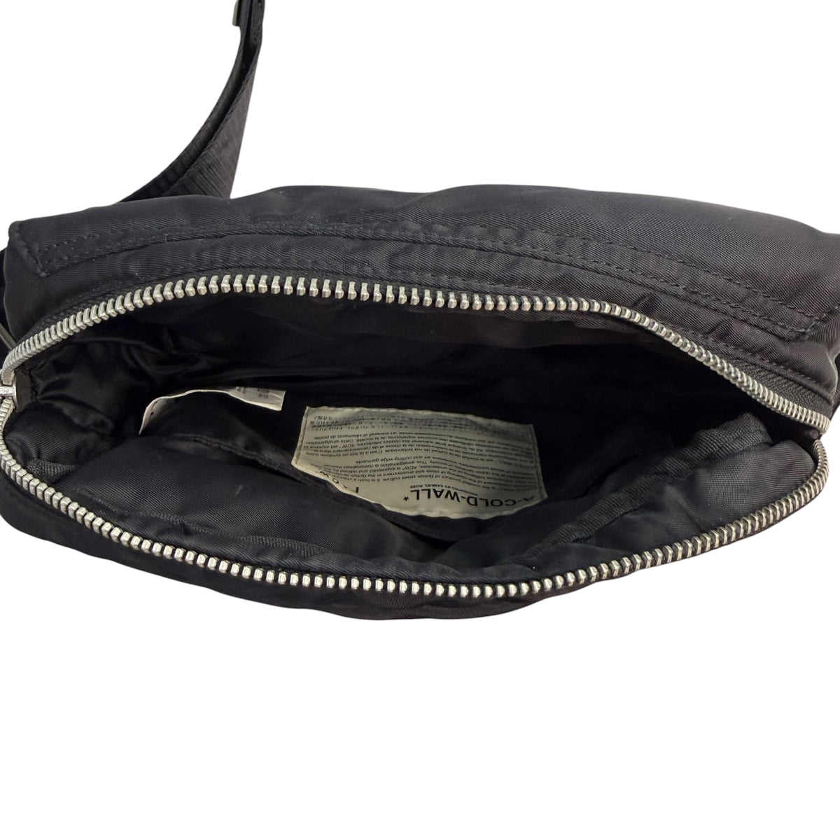 A-Cold-Wall Padded Envelope Cross Body Bag Black