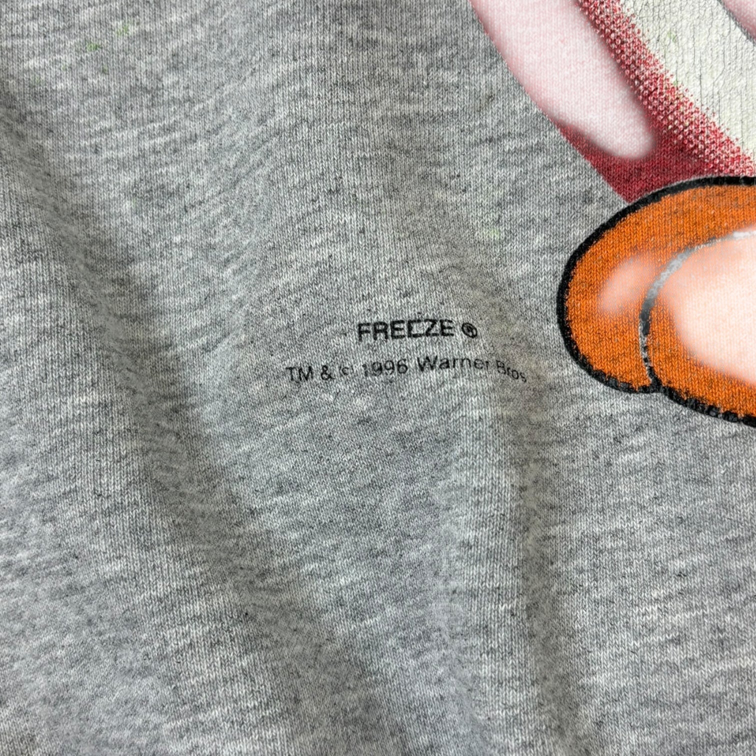 1996 Vintage Tweety Bird AOP Crewneck Grey