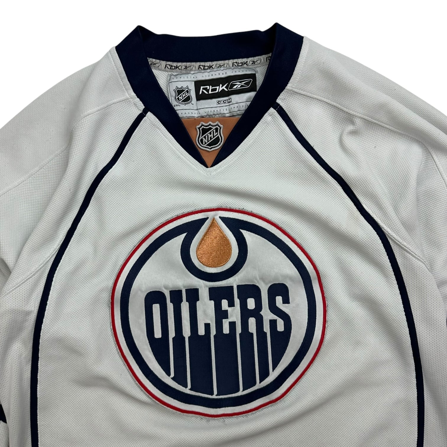 Vintage Reebok Edmonton Oilers Away Jersey