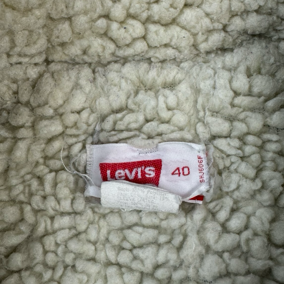 Vintage ‘70s Levi's Orange Tab Denim Sherpa Denim Jacket