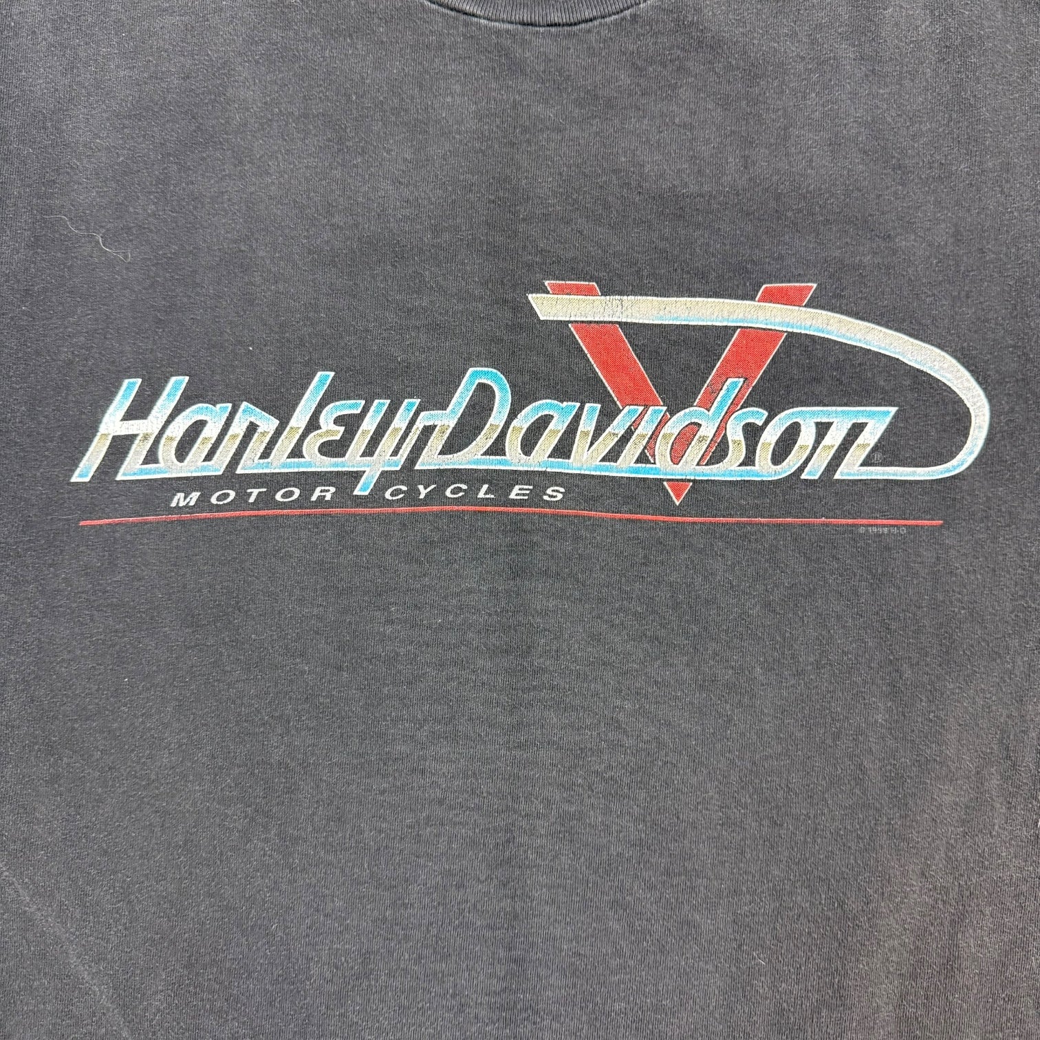 Vintage Harley Davidson Of Newburgh NY Tee Black