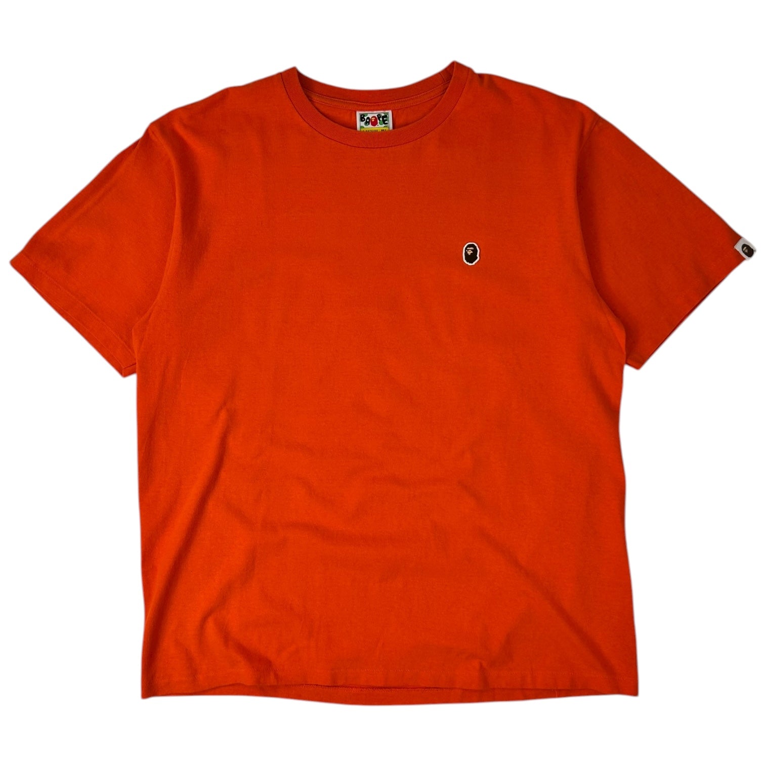 BAPE Ape Head One Point T-Shirt Orange