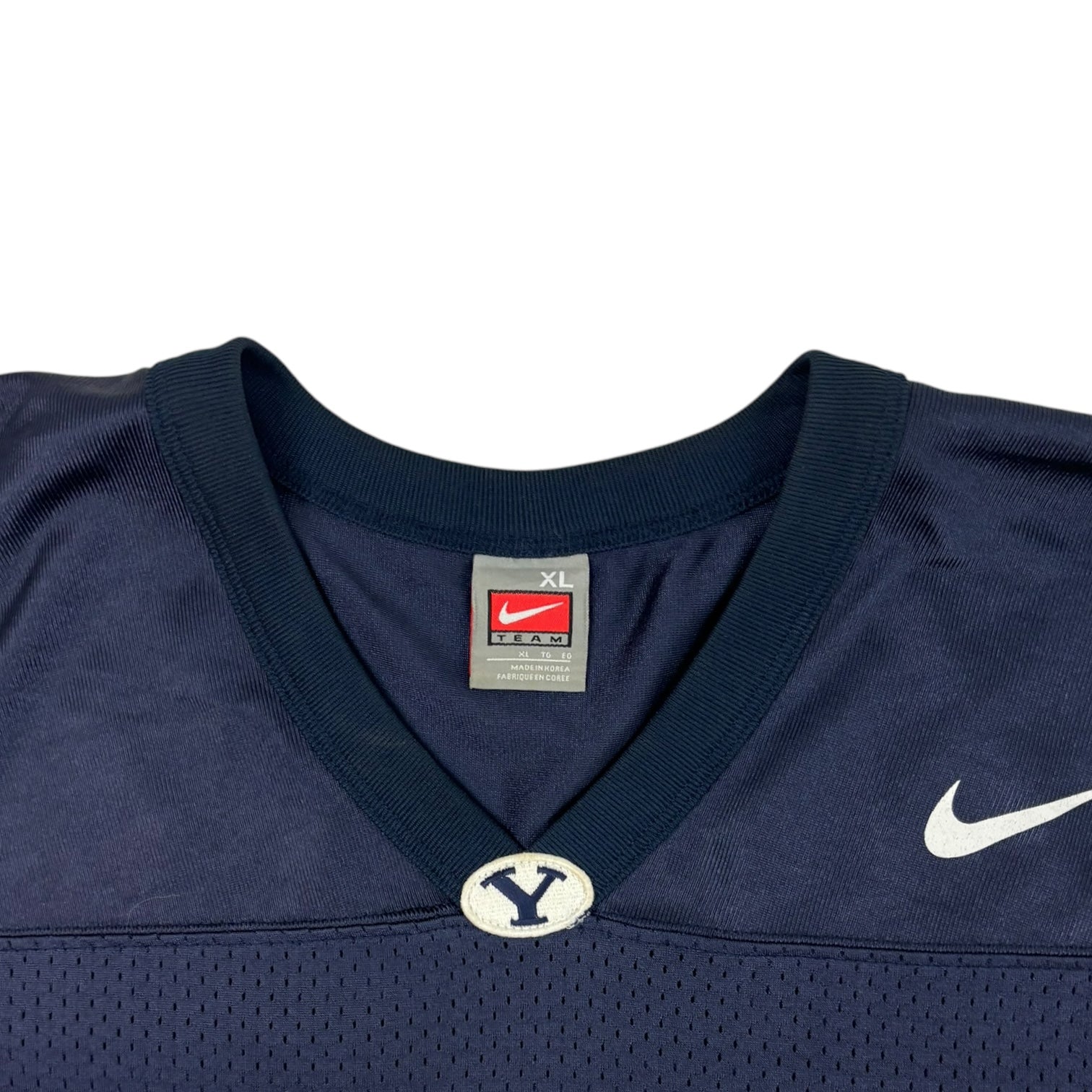 Vintage Nike BYU Cougars Football Jersey Navy