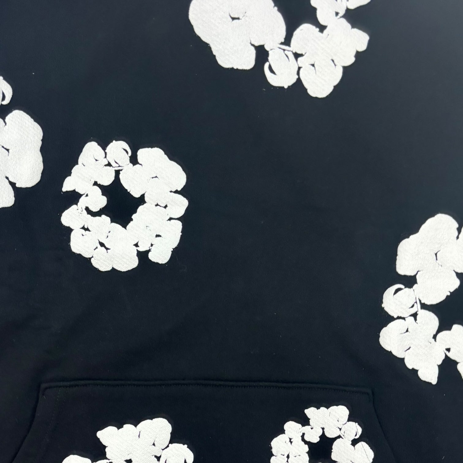 Denim Tears Cotton Wreath Hoodie Black