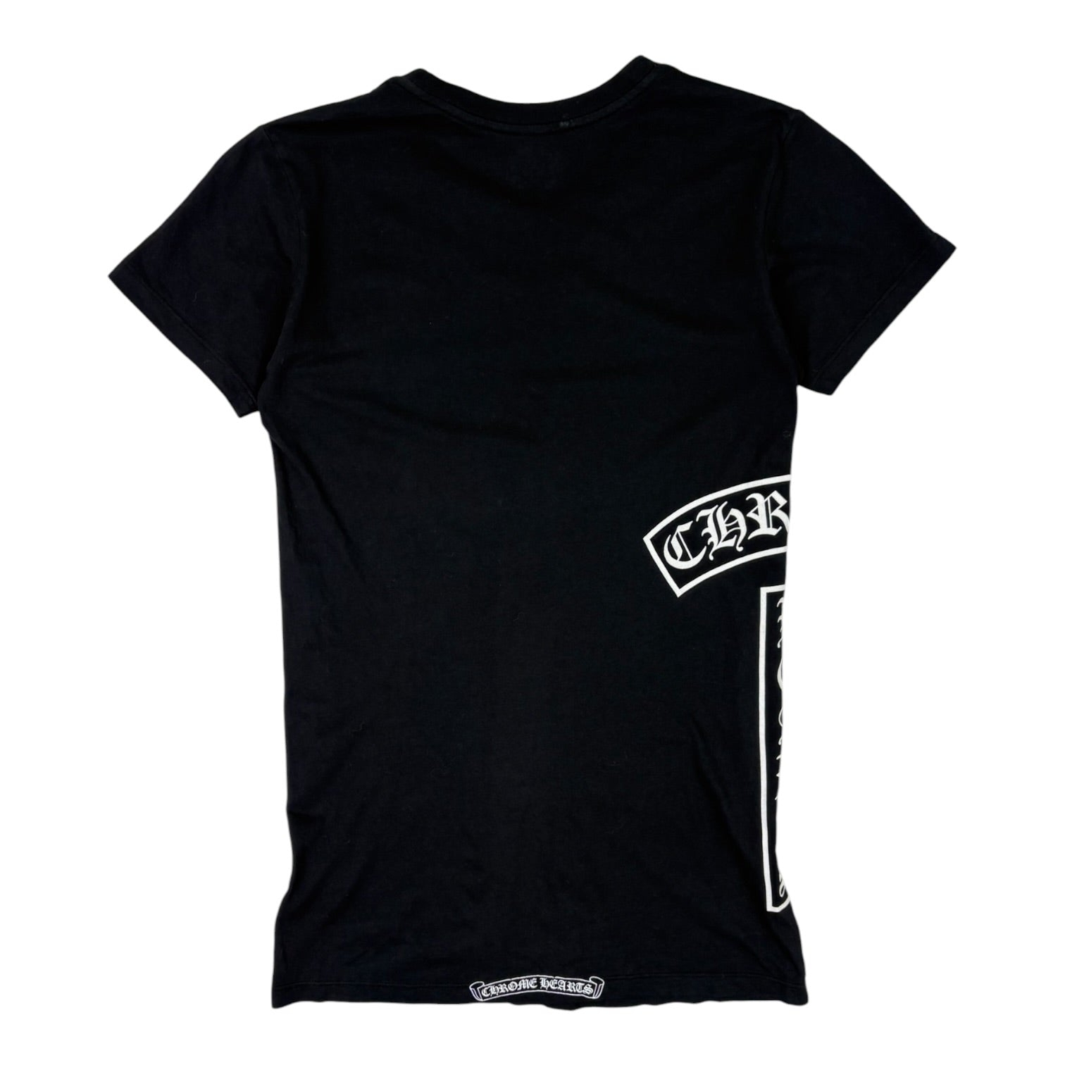 (W) Chrome Hearts Fleur De Lis Side T Bar Tee Black
