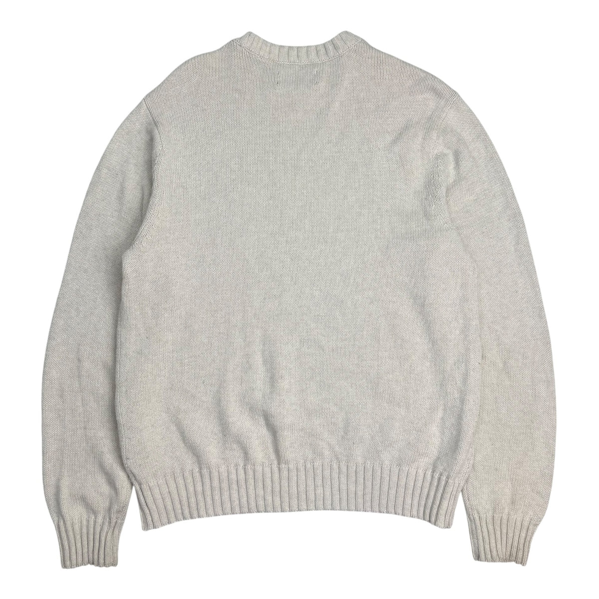 Vintage Chaps Knit Sweater White
