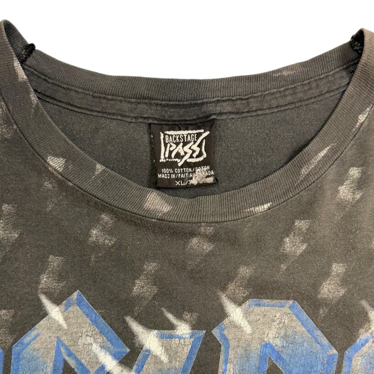 Vintage 1991 ACDC Thunderstruck T-Shirt Black