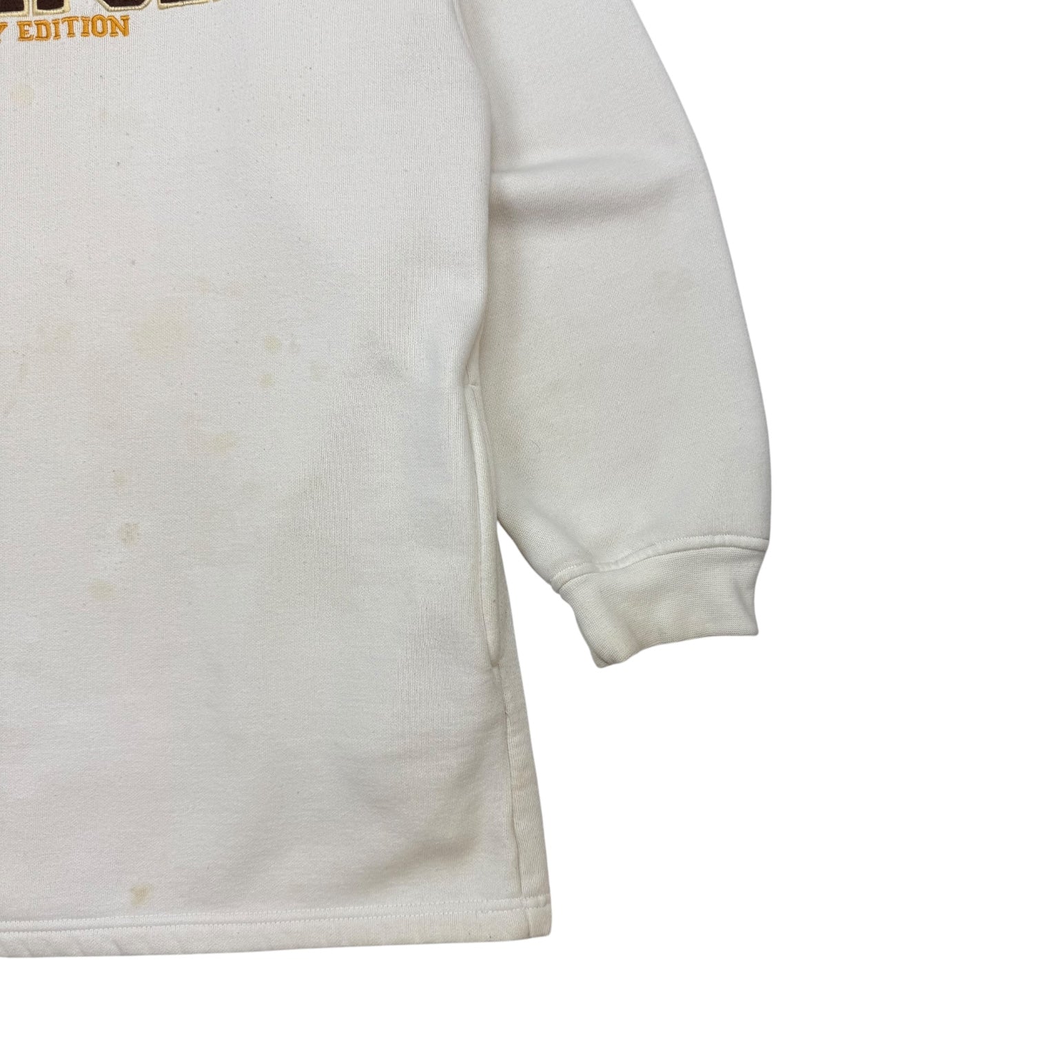 Vintage South Pole University Edition Quarter Zip Sweater White