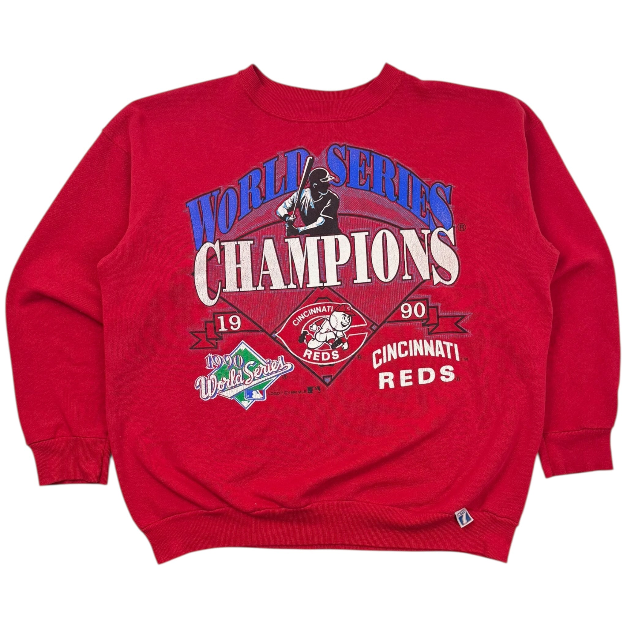 1990 Cincinnati Reds World Series Crewneck