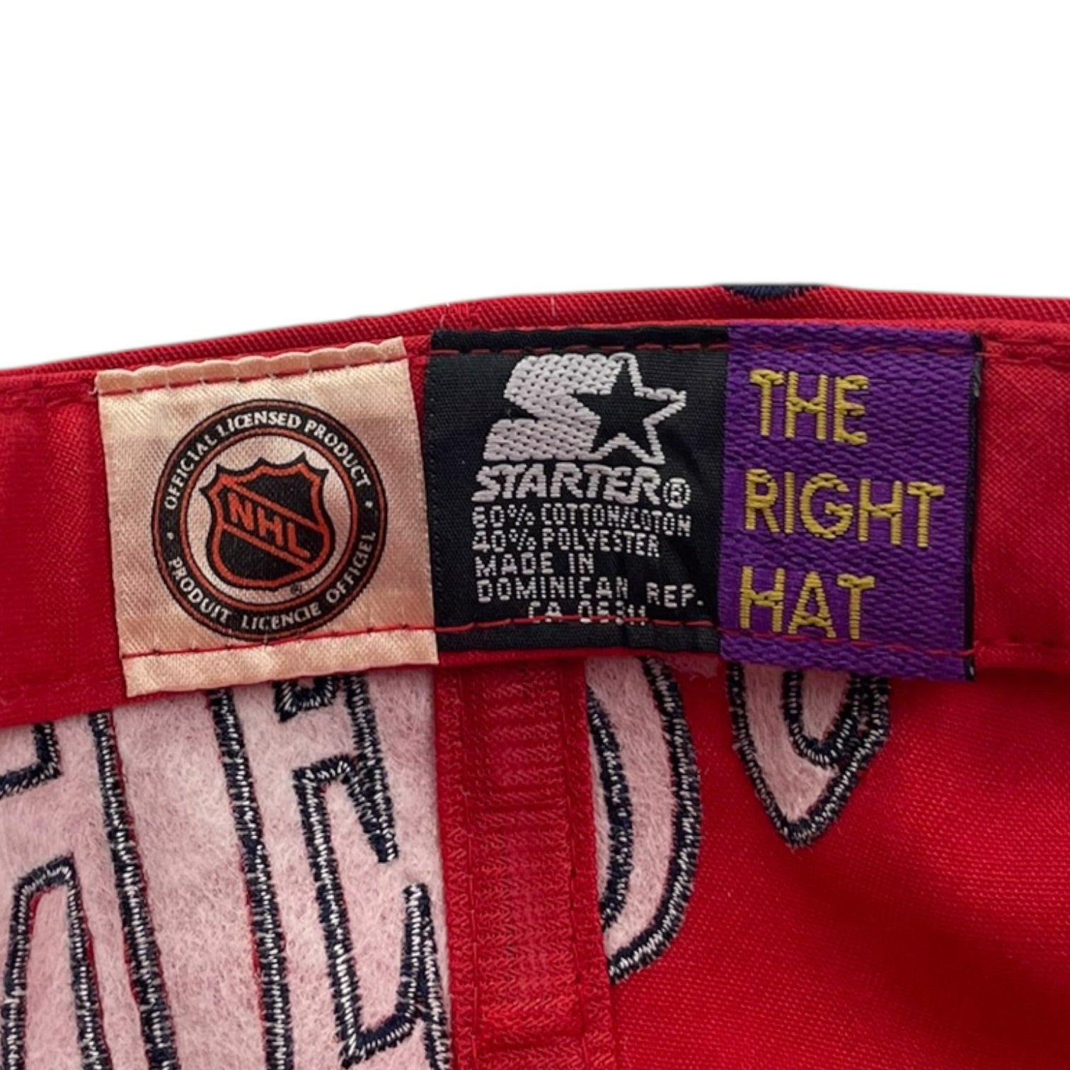 Vintage Florida Panthers Starter Big Logo Spellout Snap Back