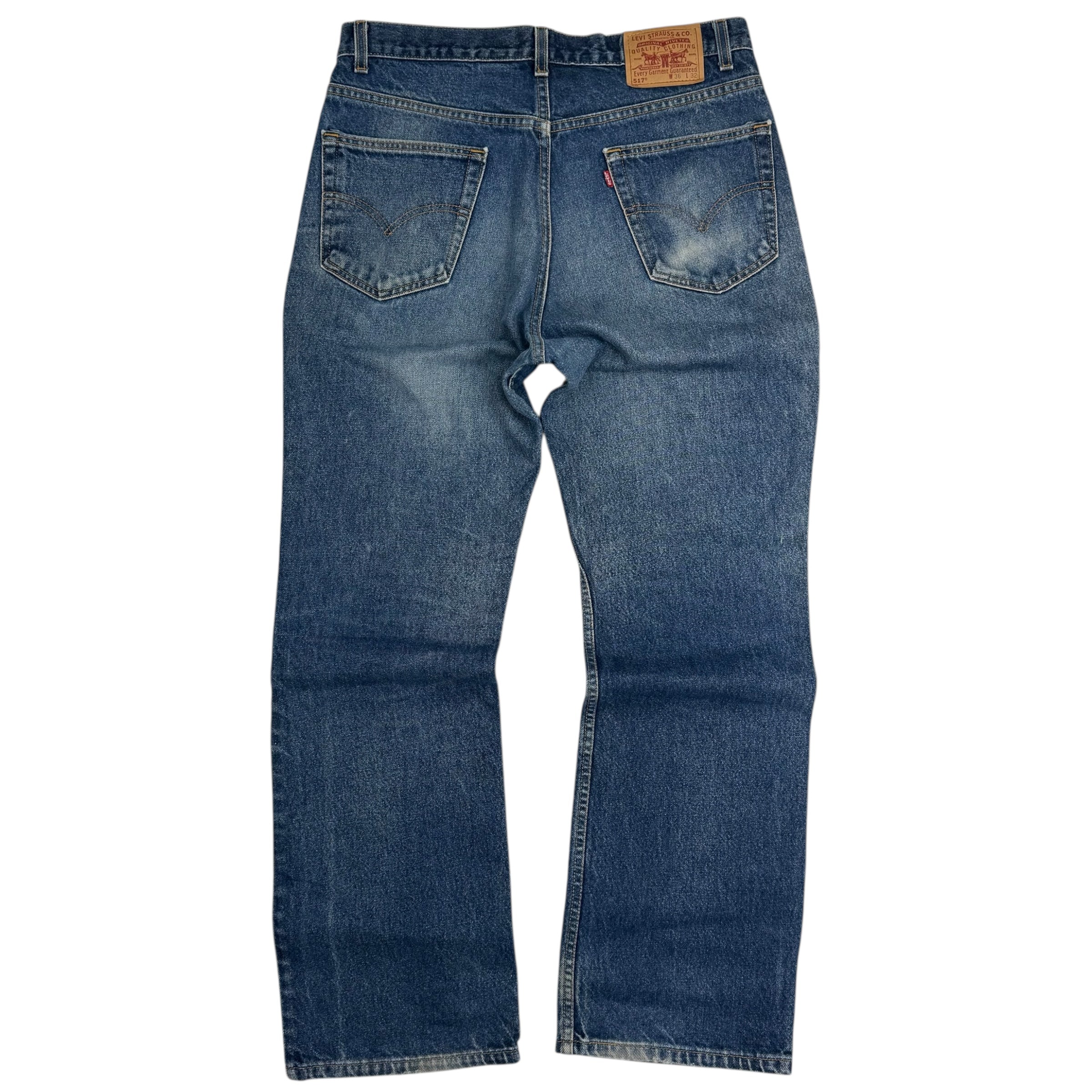 Vintage Levi’s 517 Boot Cut Denim Pants Dark Wash