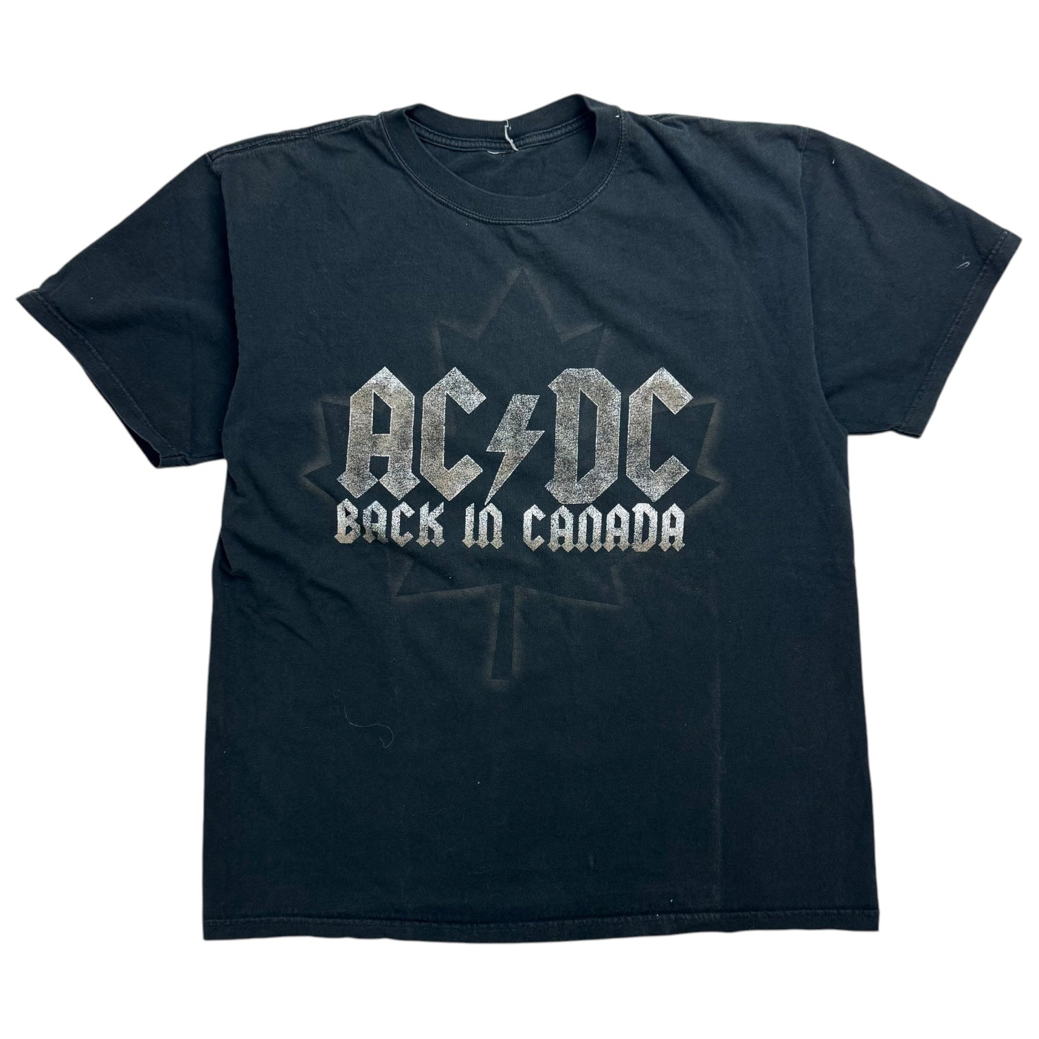 Vintage AC/DC Back In Canada Tee Black