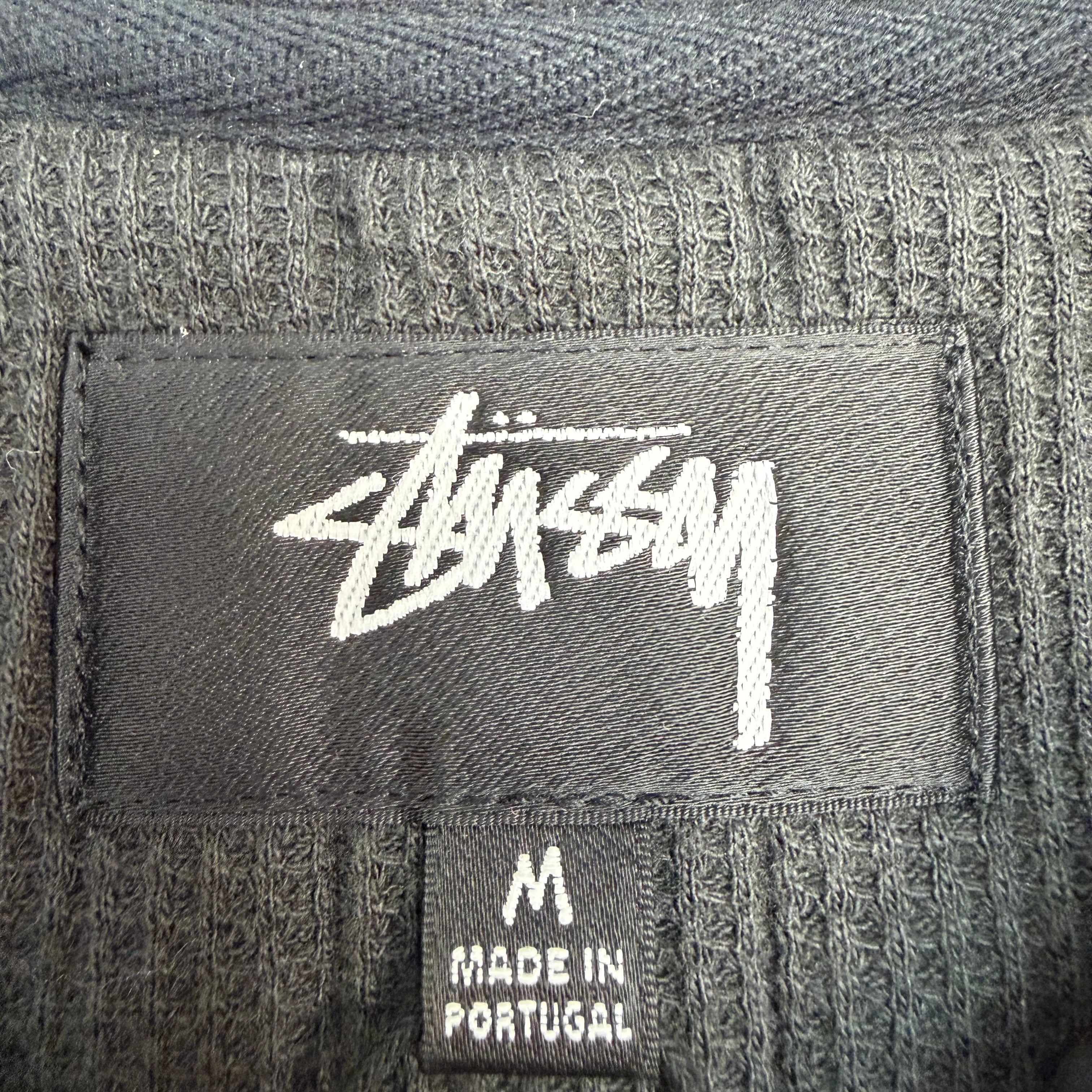 Stussy Vertical Quilt Crew Black