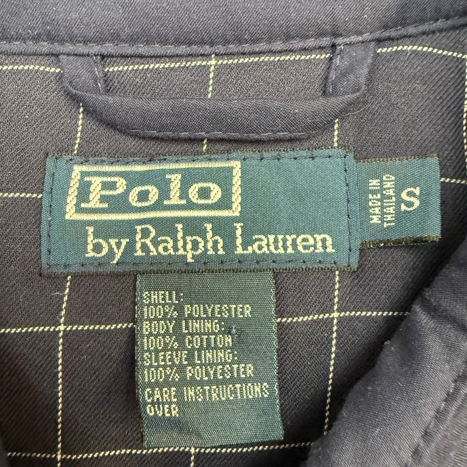 Vintage Polo Ralph Lauren Harrington Jacket Blue