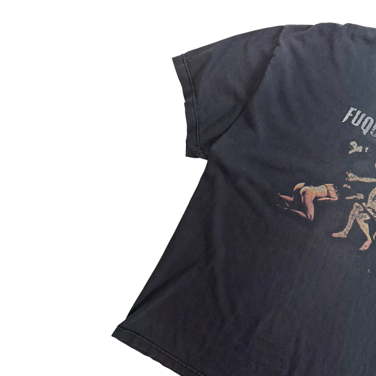 Vintage Fuquored Band T-Shirt Black