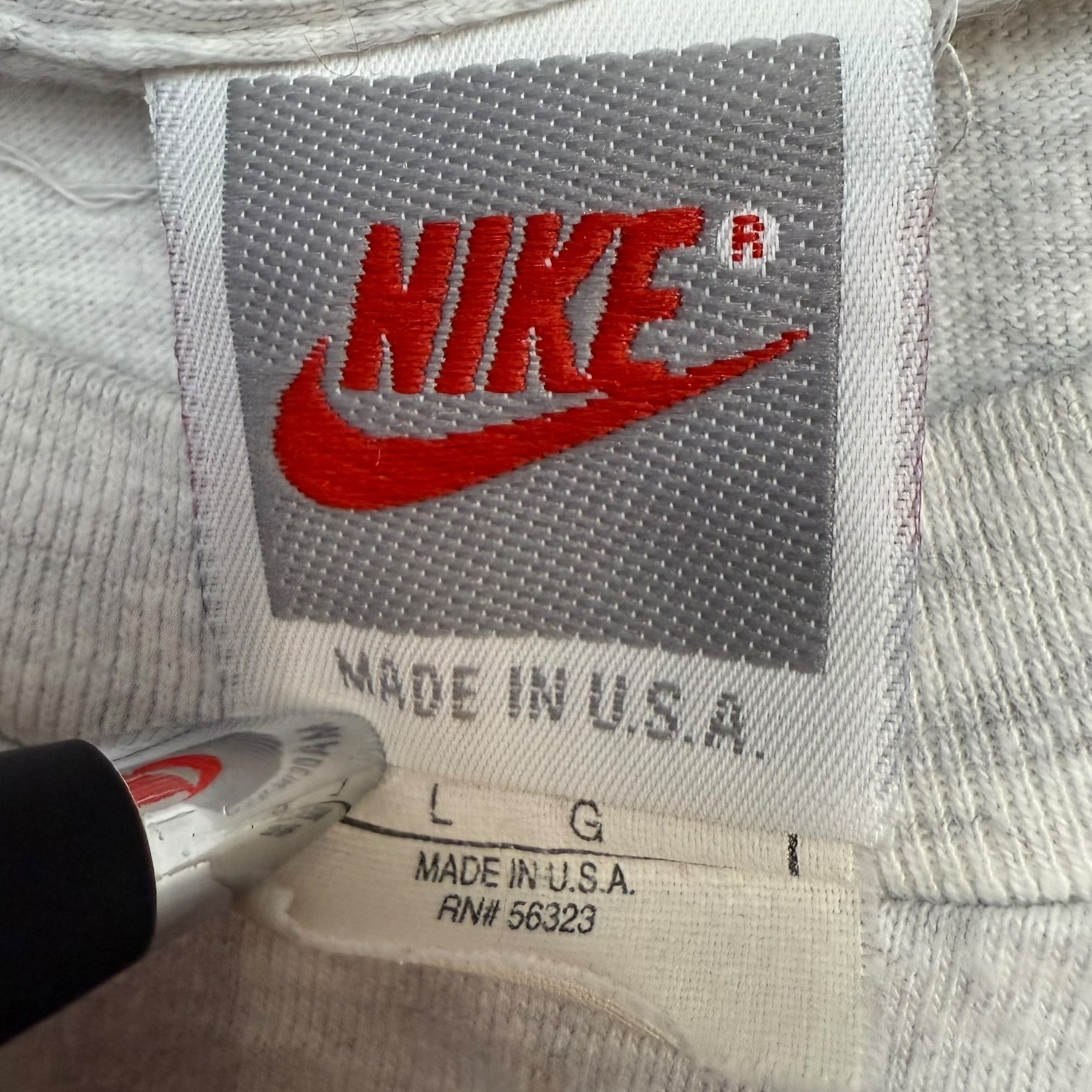 Vintage Nike Q&A Tee Grey