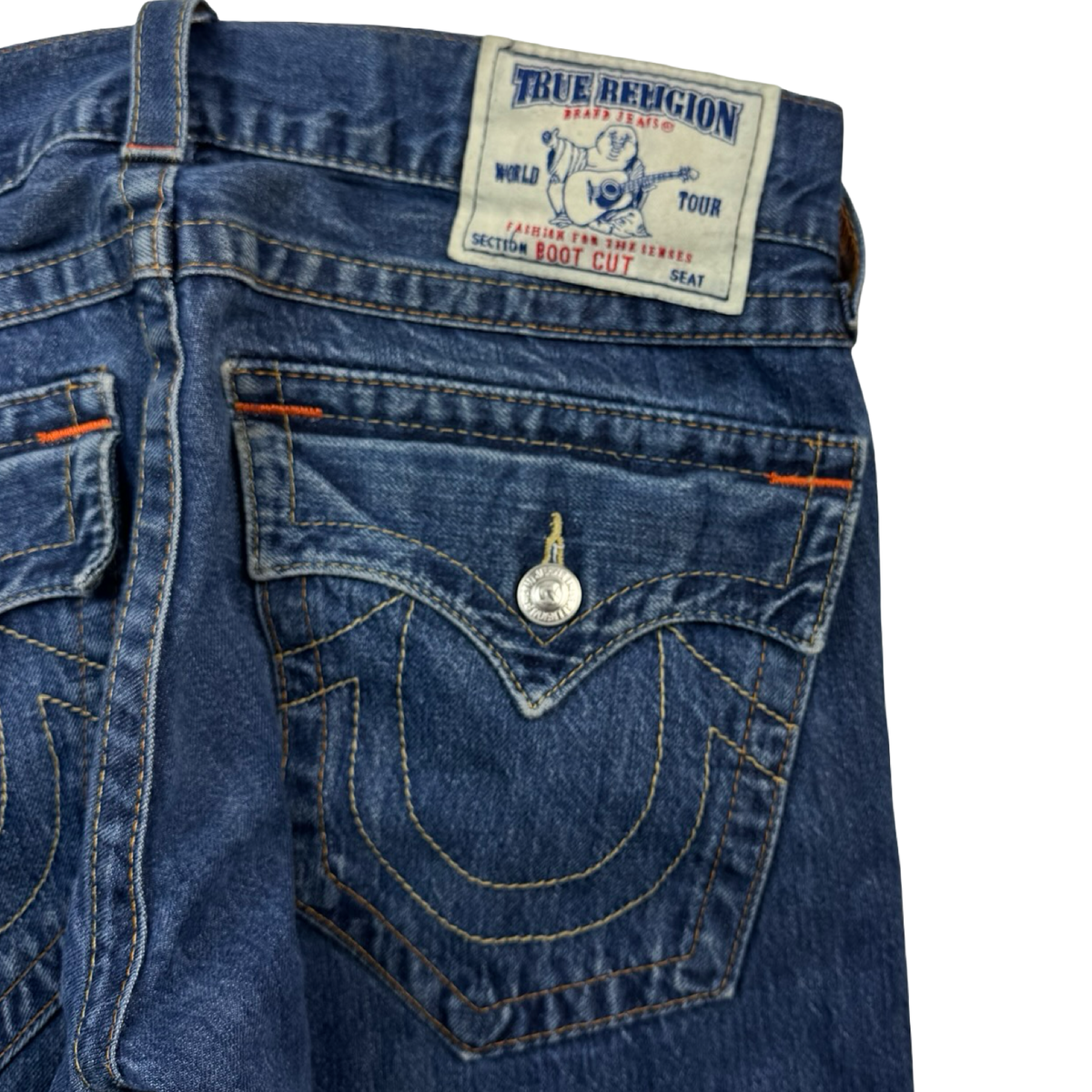 Y2K True Religion Boot Cut Denim Bottoms Indigo