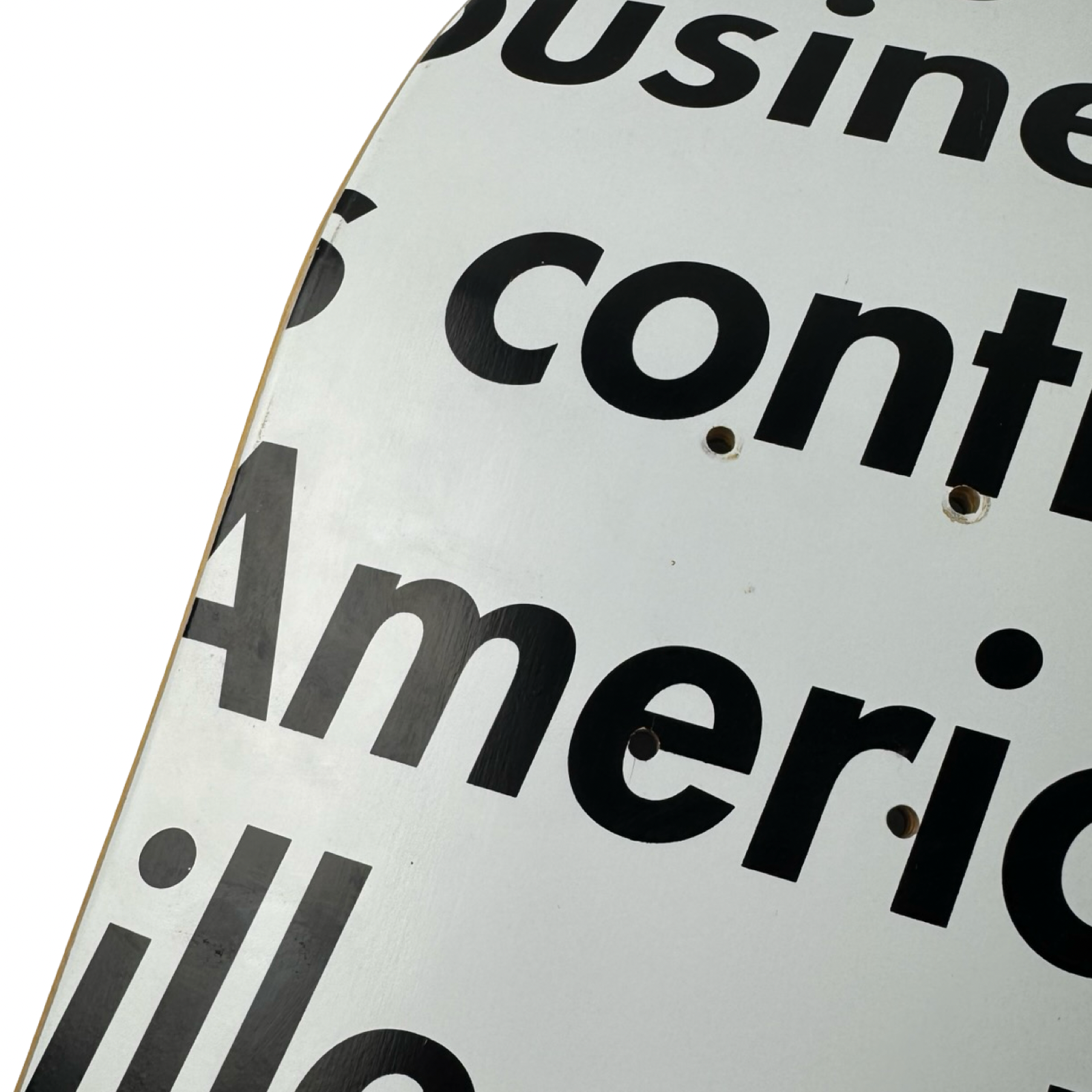 Supreme Illegal Business Skate Deck White