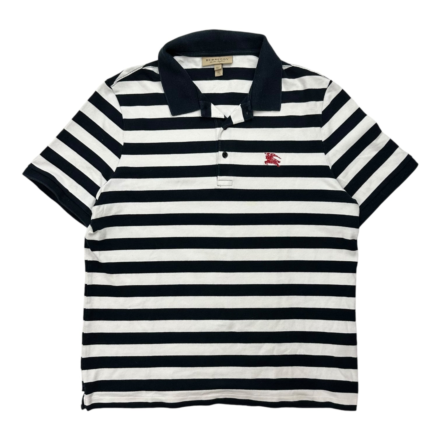 Burberry Stripe Polo Black/White