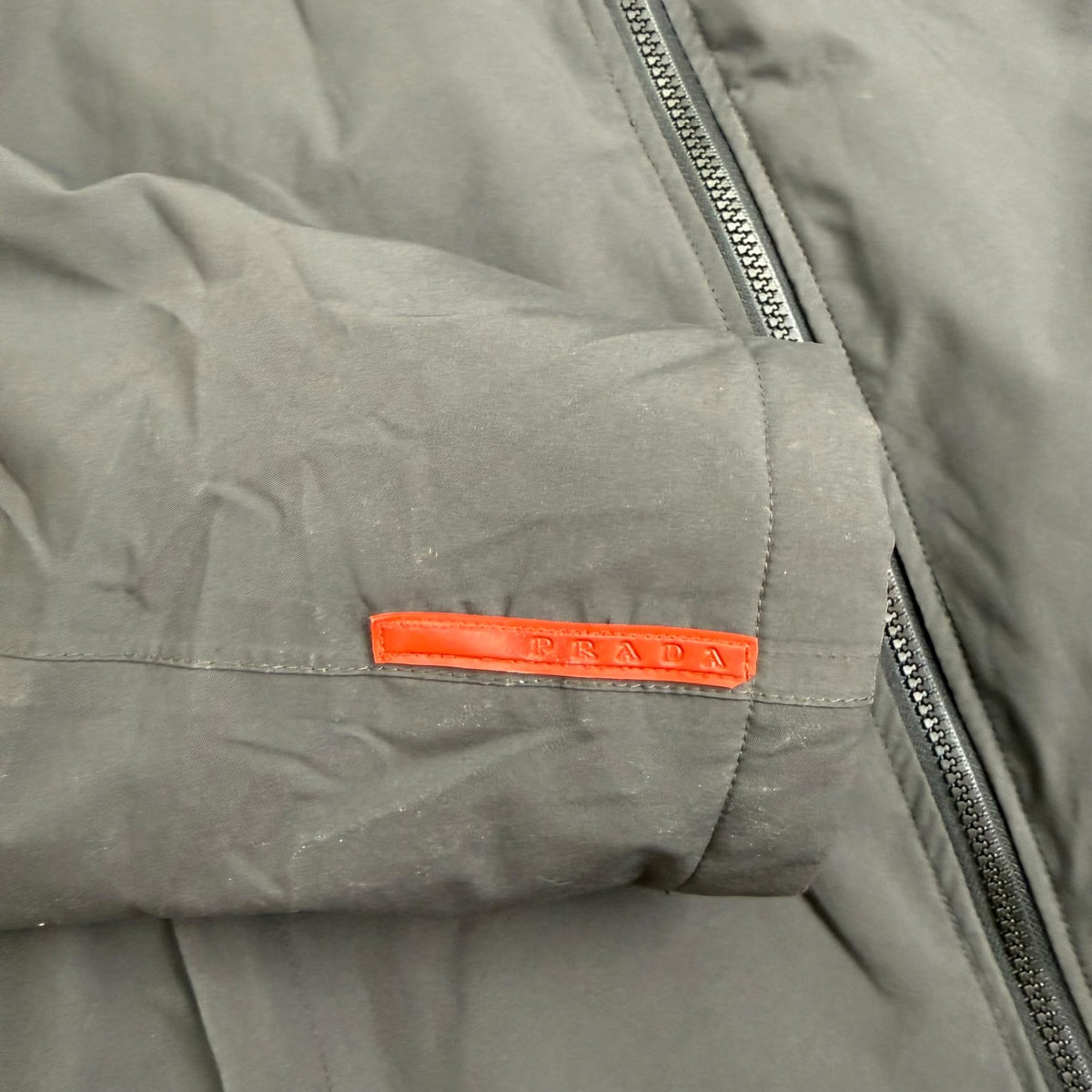 Vintage Prada Sport Gore-Tex Padded Jacket Asphalt Grey