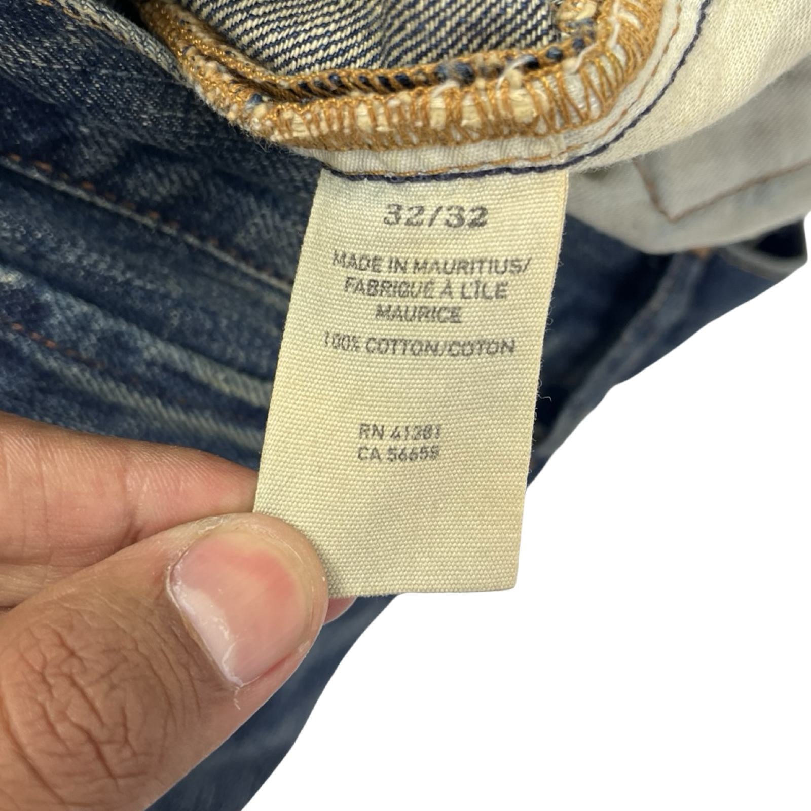 Vintage Denim & Supply Ralph Lauren Flared Jean Pant Dark Wash