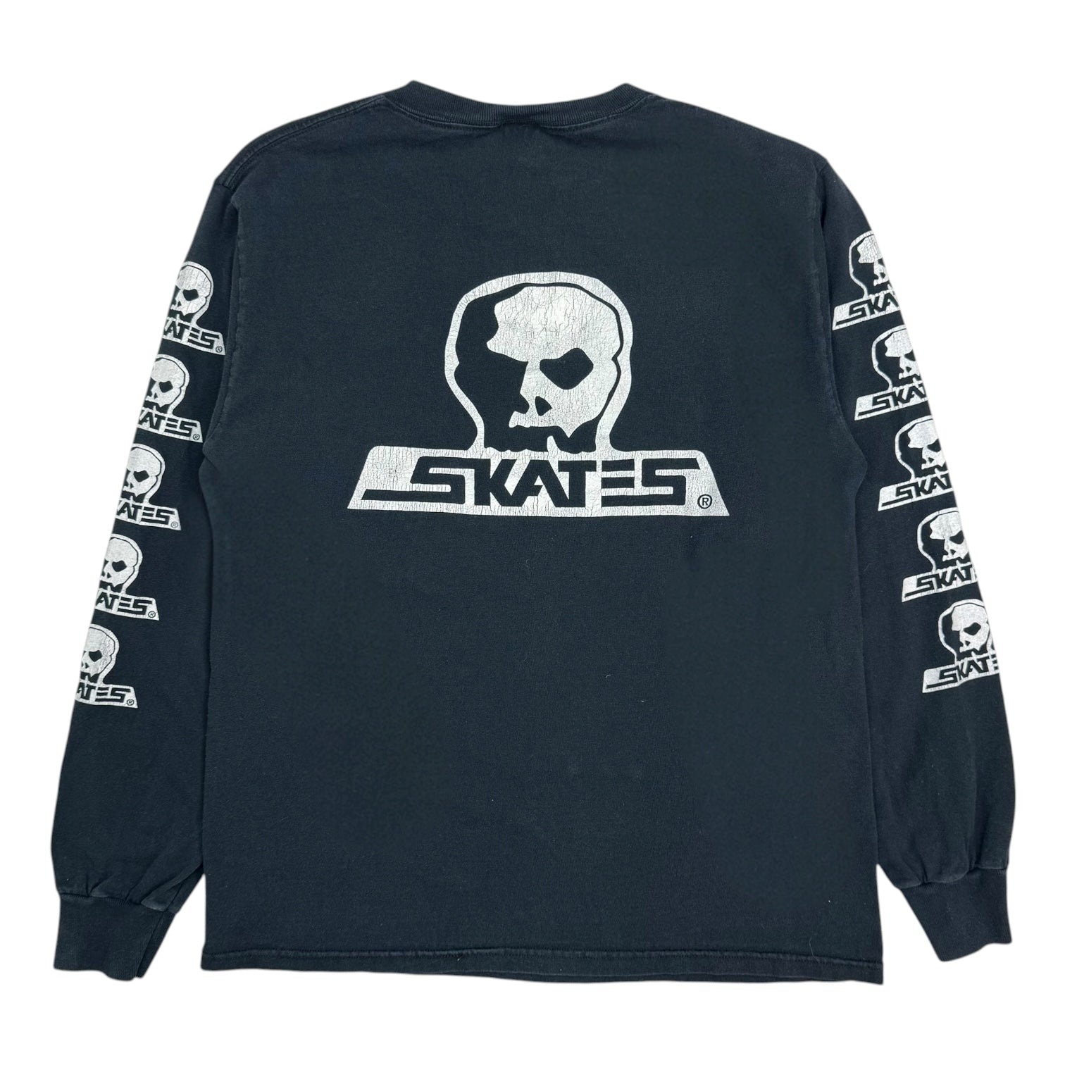 Vintage Skull Skates L/S Tee Black