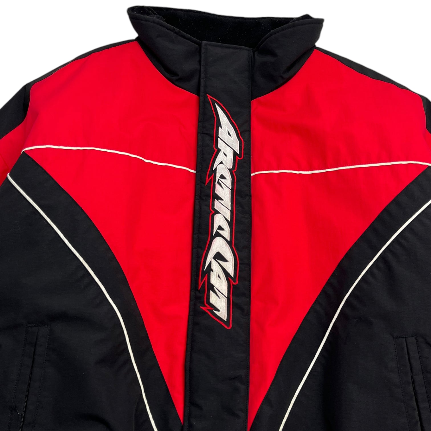 Vintage Artic Cat Insulated Jacket Black/Red