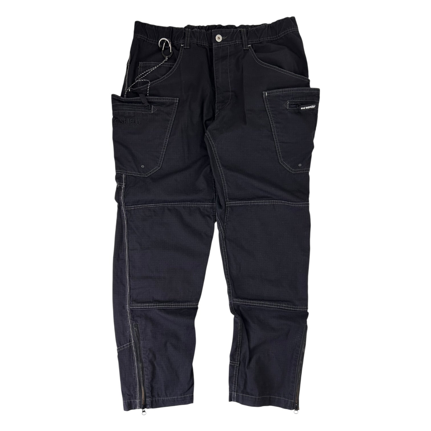 And Wander x Grip Swany Takibi Pocket Pants Black
