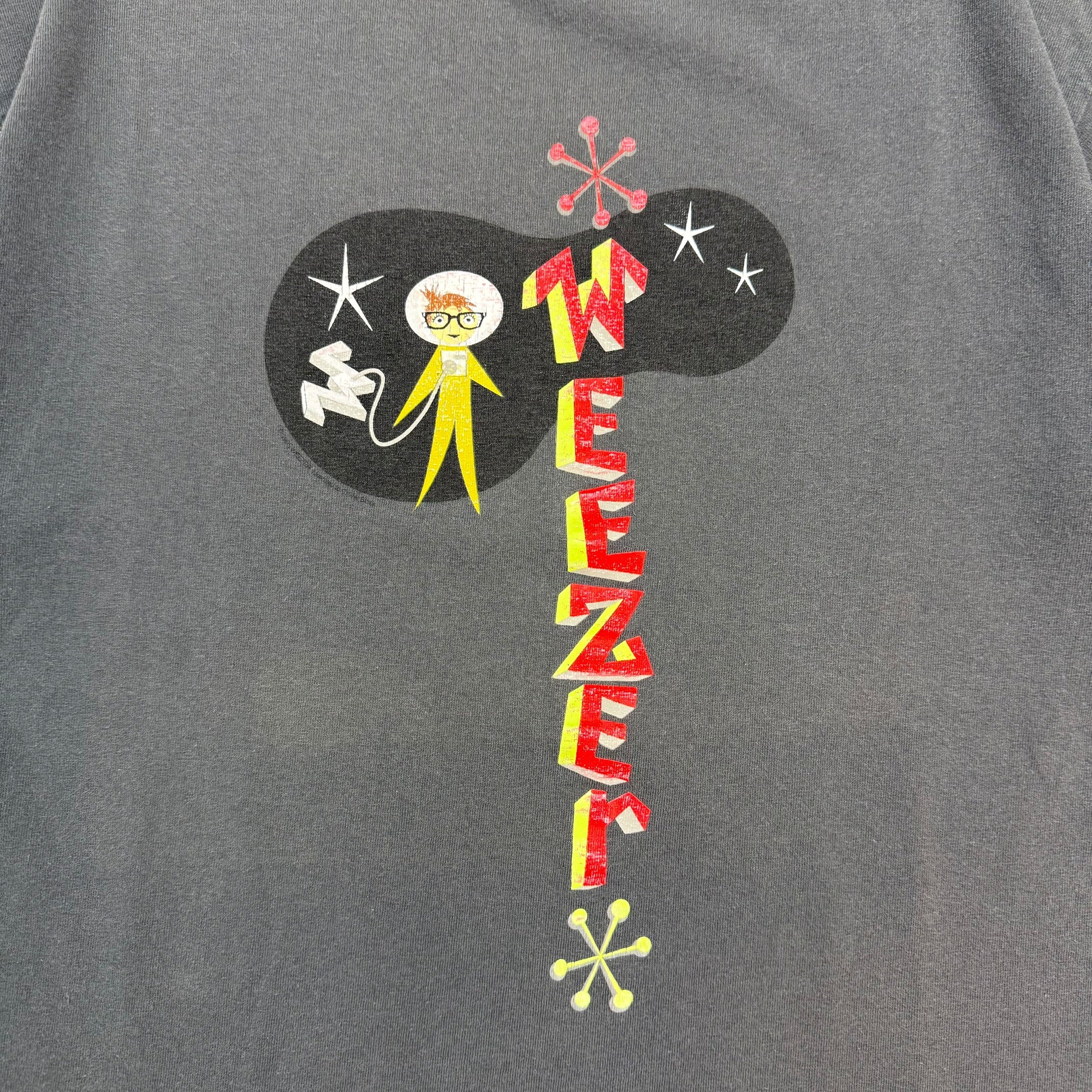 Vintage Weezer Band Tee Grey