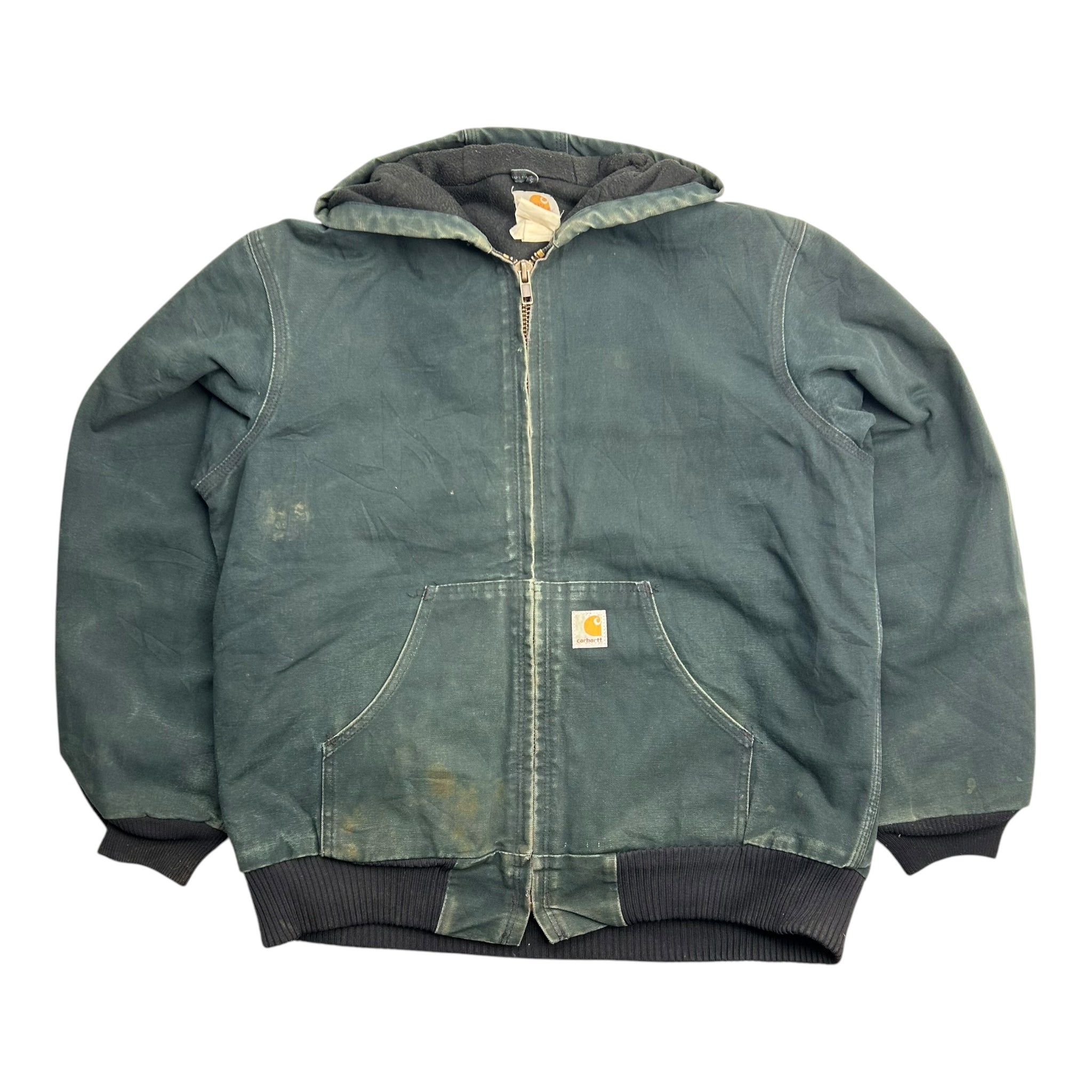 Carhartt Hooded Active Jacket Faded Black/Green