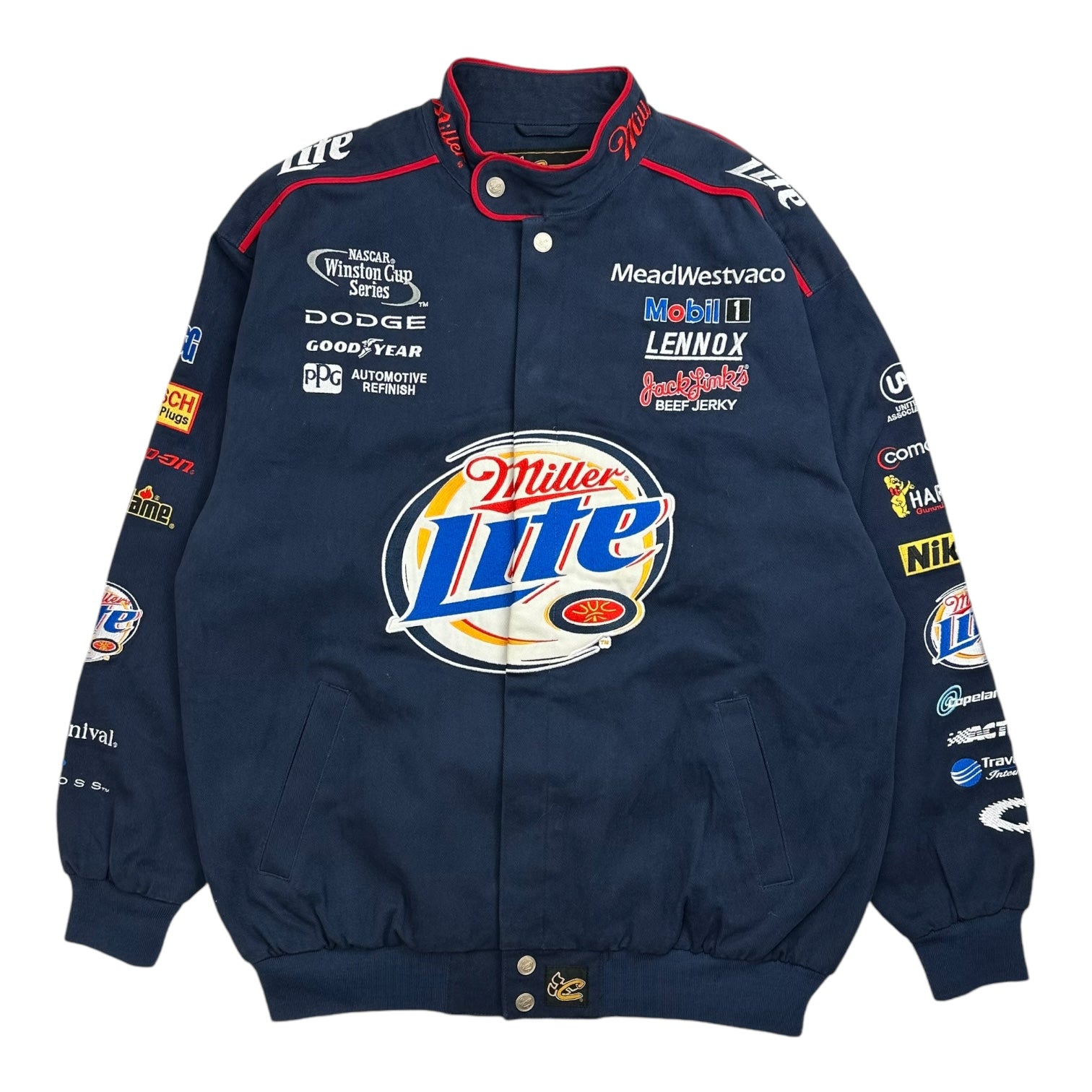 Vintage hot Miller lite rusty wallace jacket