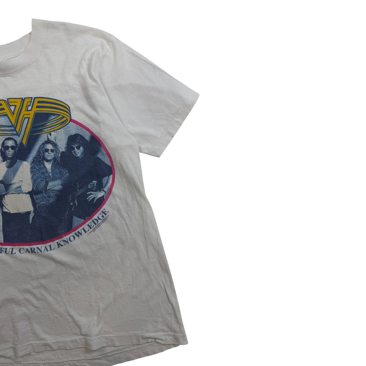Vintage Van Halen Unlawful Carnal Knowledge T-Shirt White