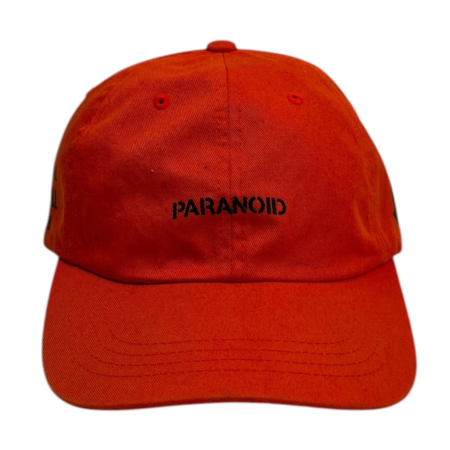 Anti Social Social Club x Undefeated Still Paranoid Cap Orange