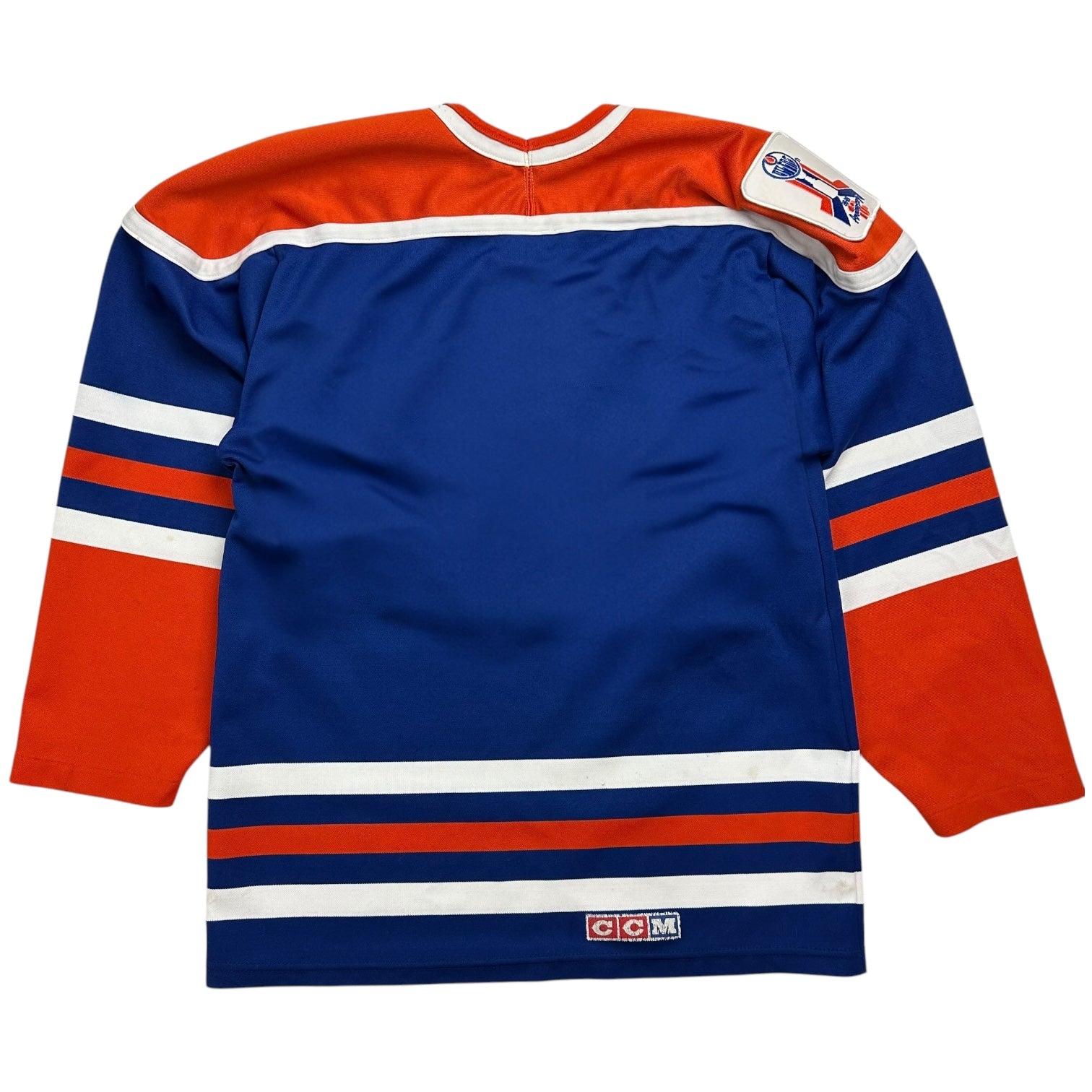 1999 Edmonton Oilers Ten Year Stanley Cup Anniversary Jersey