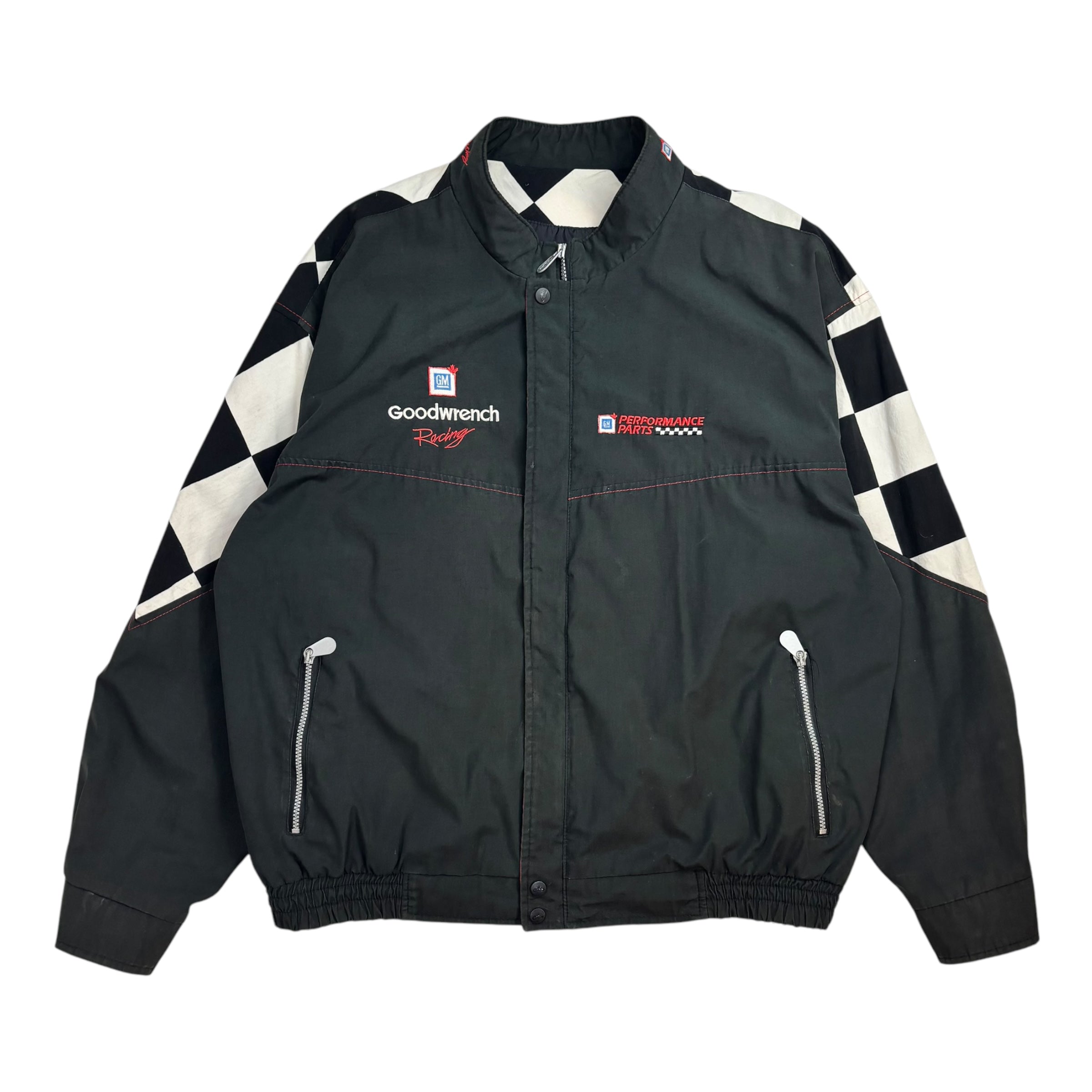 Vintage Goodwrench Racing Checkered NASCAR Jacket