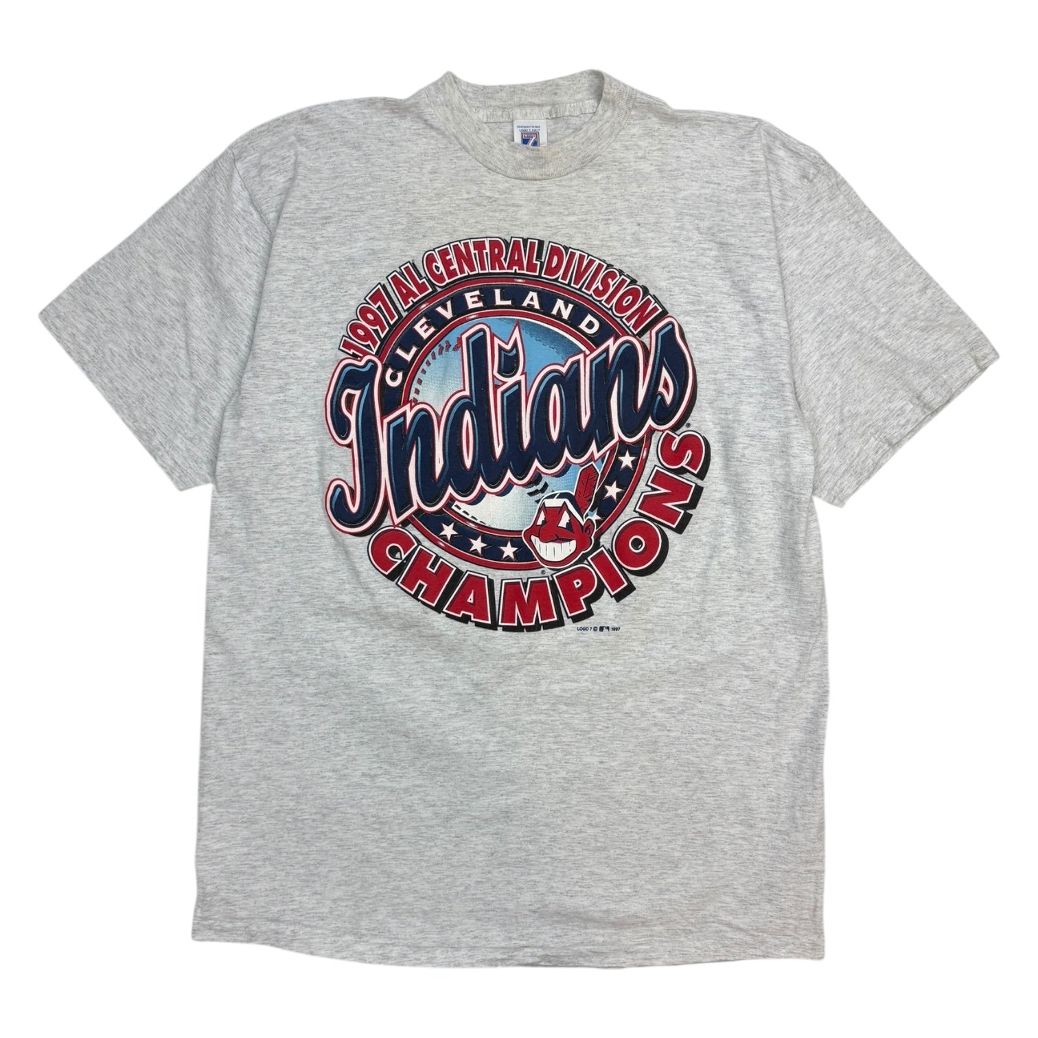 Vintage 1997 Cleveland Indians T-Shirt Grey