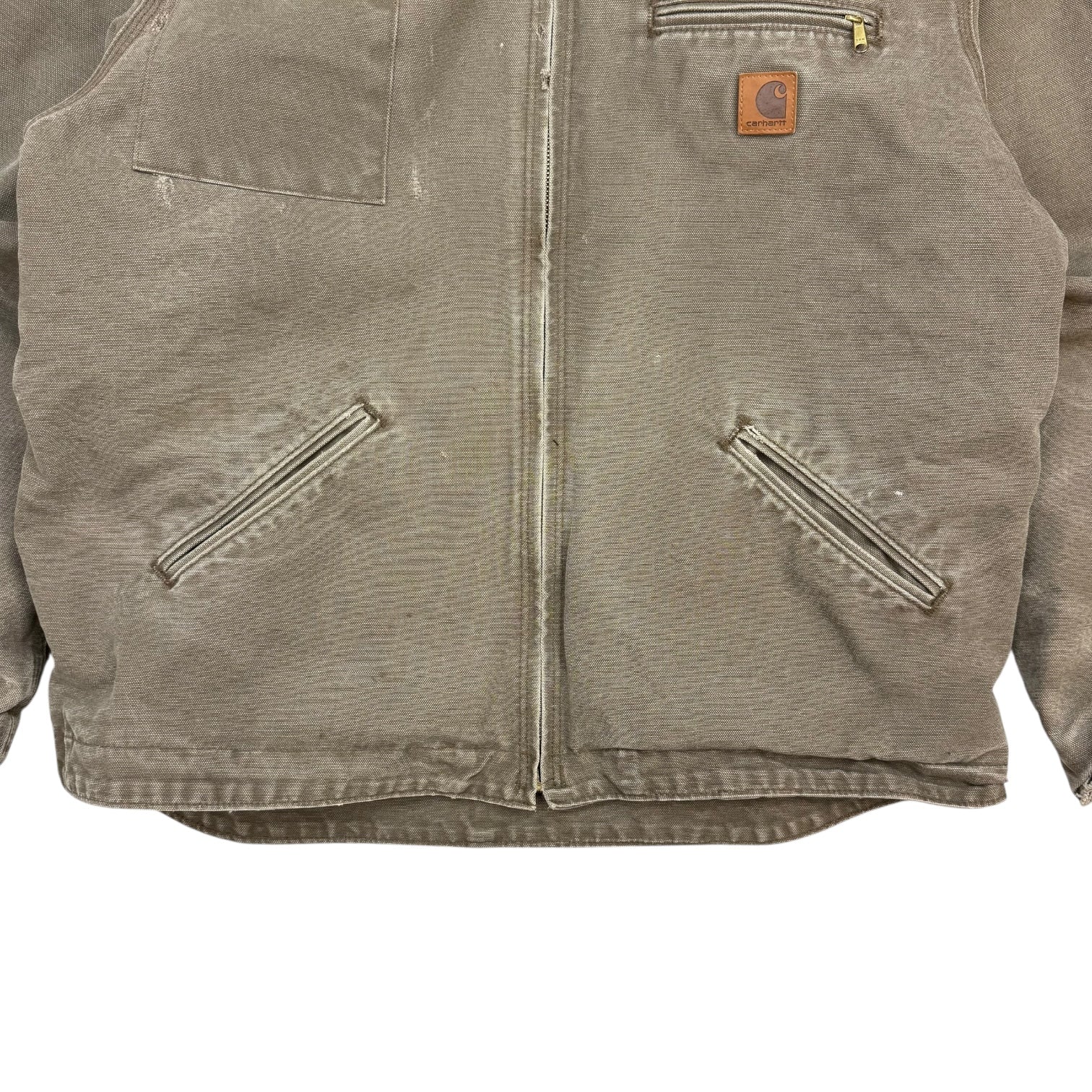 Vintage Carhartt Sierra Sandstone Sherpa Lined Jacket Brown