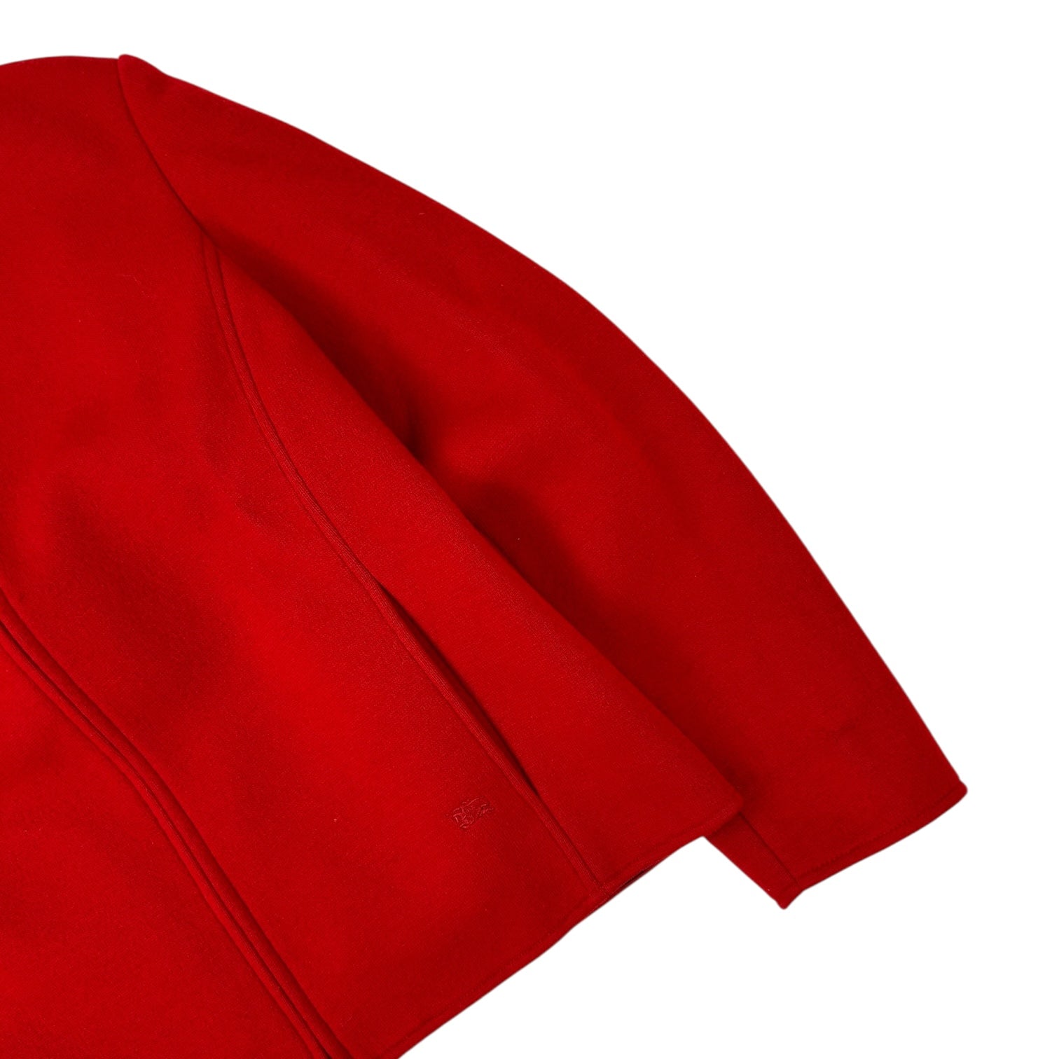 Burberry Women’s Wool Zip-Up Jacket Red