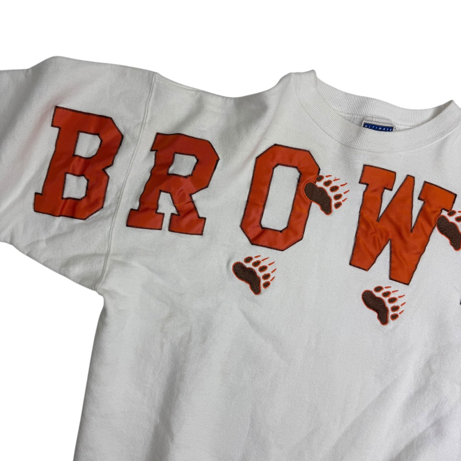 Vintage Cleveland Browns Spell Out Crewneck Grey
